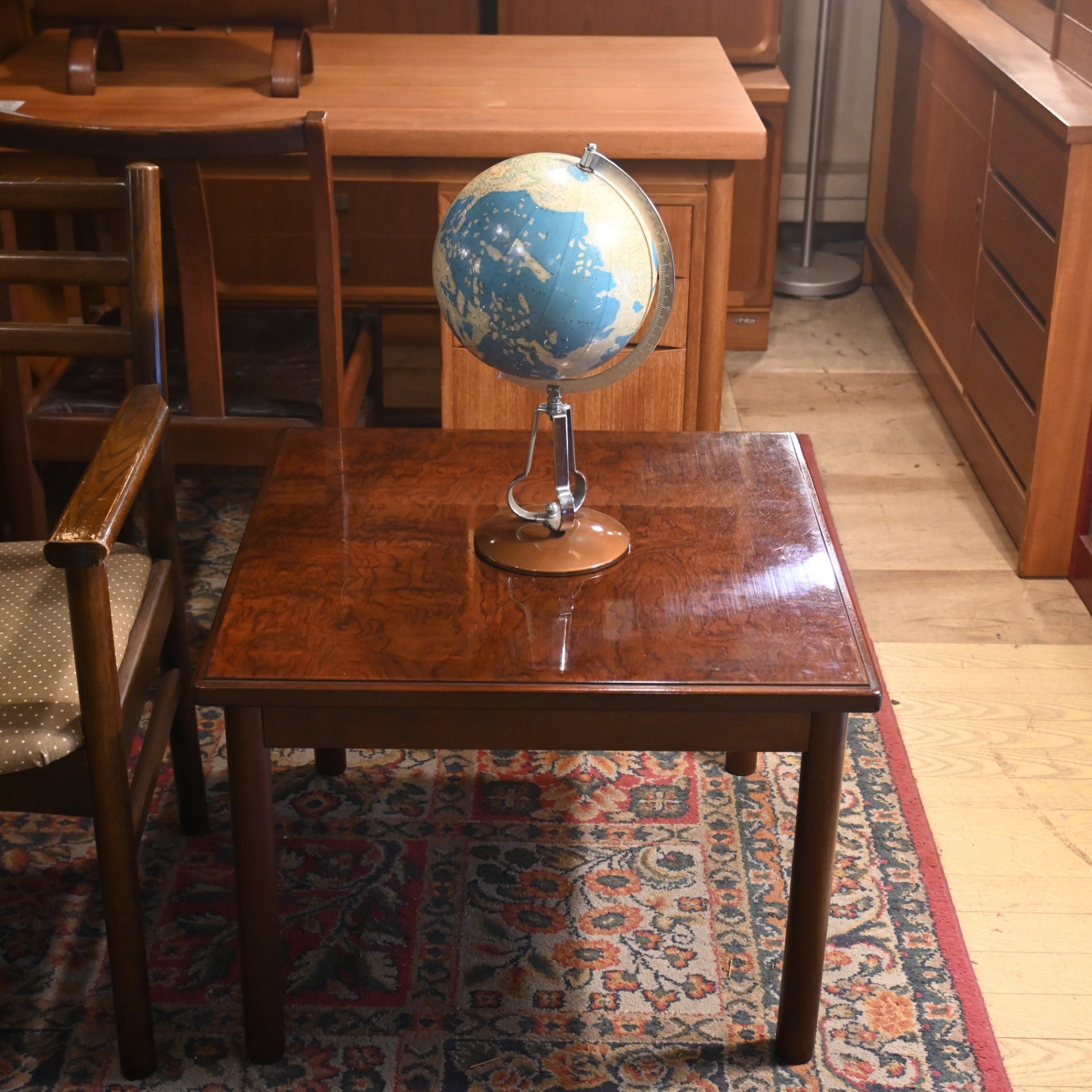 Old Maruni Mahogany Square Table Japanese Modern Design / オールドマルニ マホガニースクエアテーブル 日本 モダンデザイン