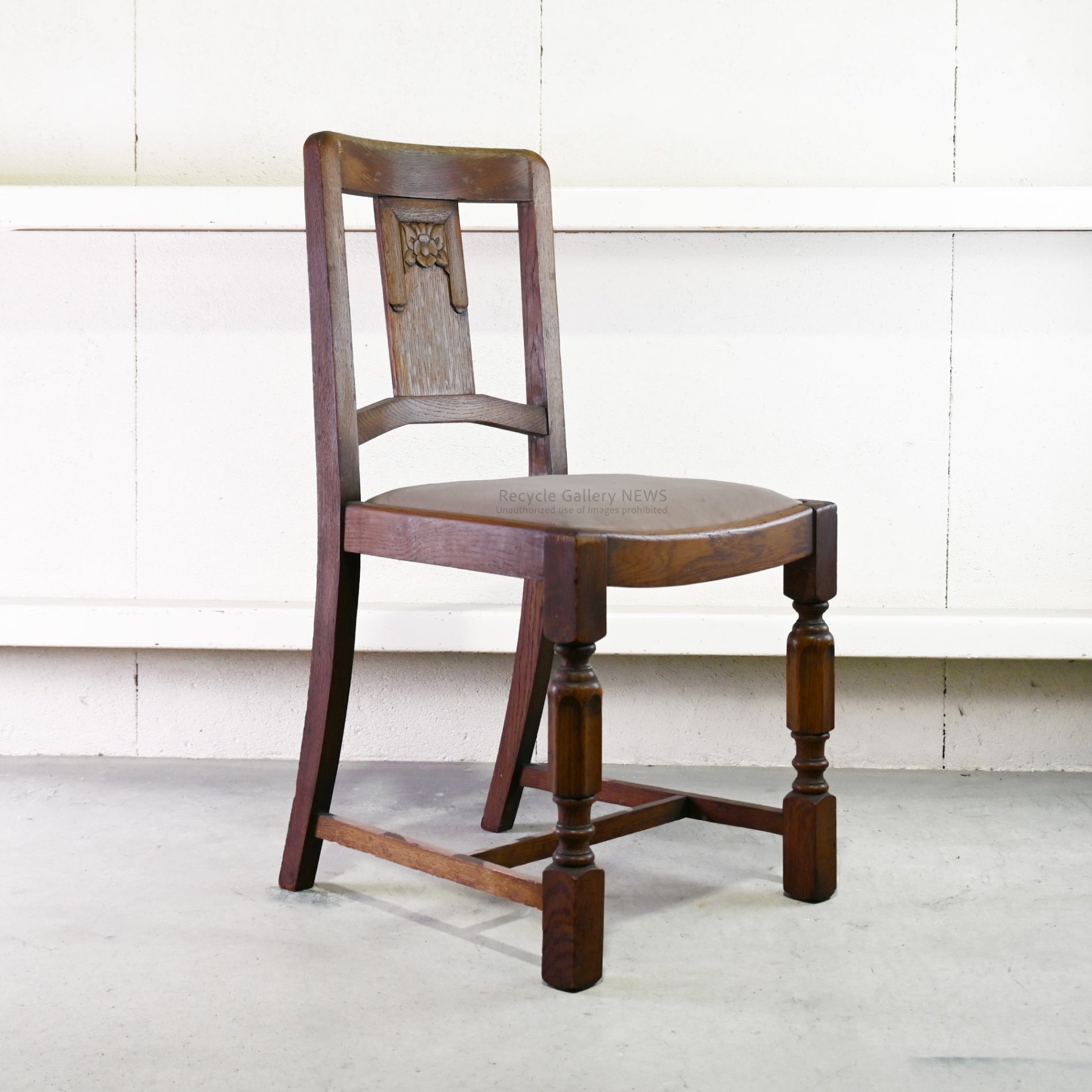 British antique Oakwood dining chair / イギリス 英国 アンティーク オークウッド ダイニングチェア 椅子