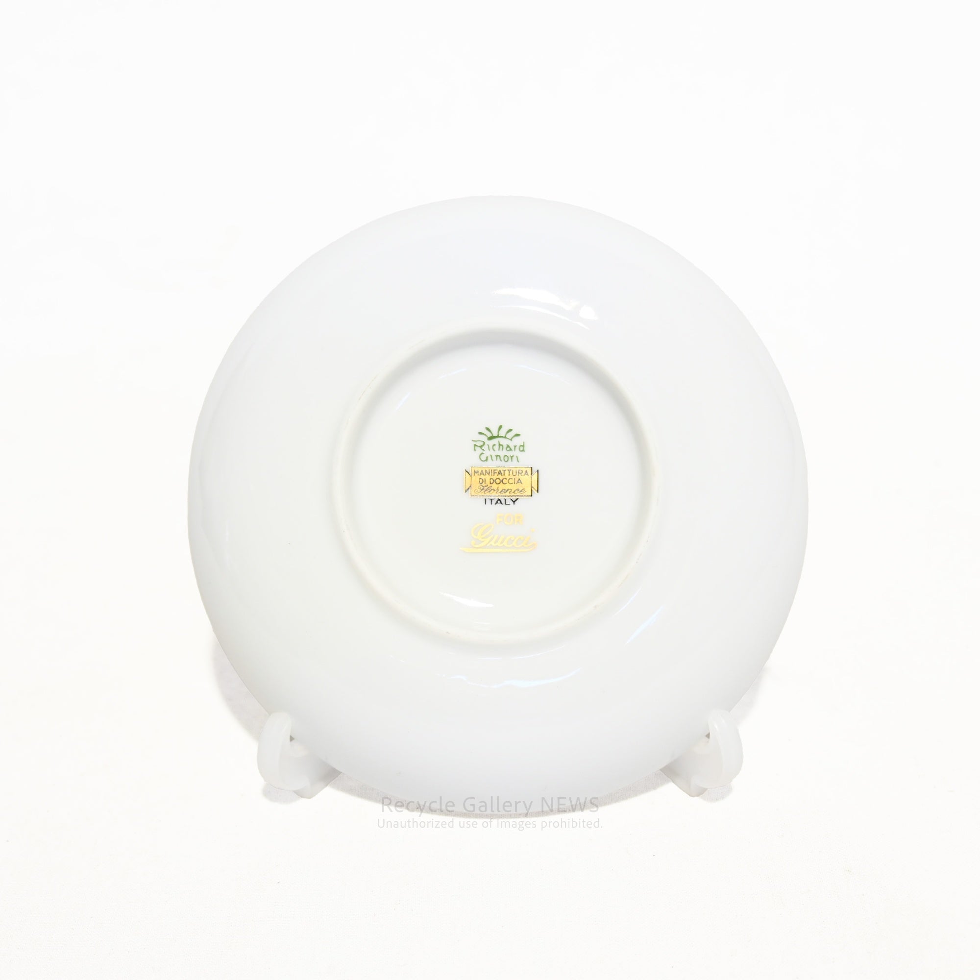 GUCCI x Ginori Ashtray 1970s-80s Unused Rare Italy / グッチ × ジノリ 灰皿 アッシュトレイ 1970~80年代 未使用 希少品 イタリア
