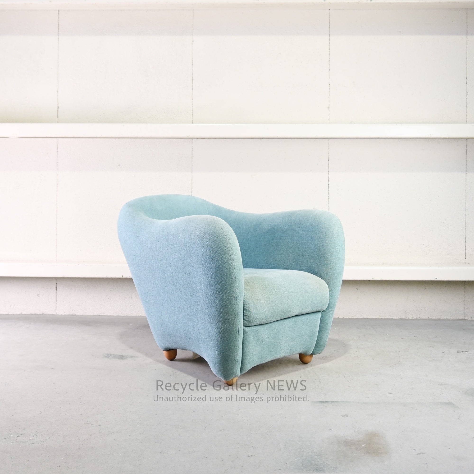 IDEE MINI MILLER ARM CHAIR Blue Gray Japan Mid Century Modern / イデー ミニミラー アームチェア ブルーグレー 日本 ミッドセンチュリー