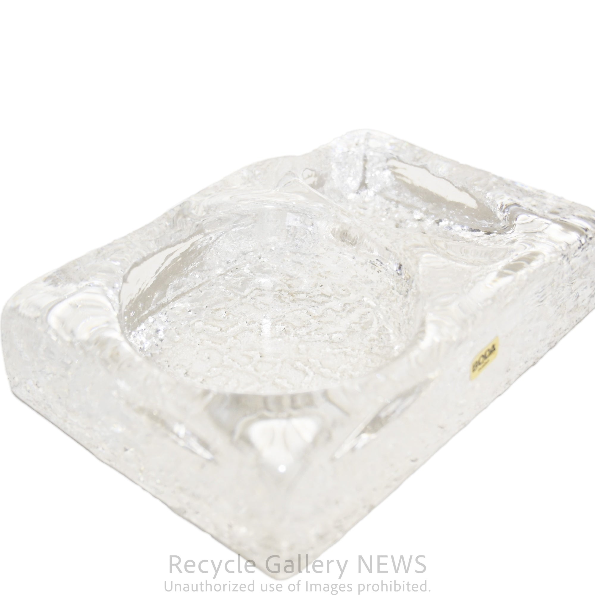 KOSTA BODA Vintage Glass Ashtray Sweden Rare / コスタボダ ヴィンテージ ガラス 灰皿 スウェーデン 希少品