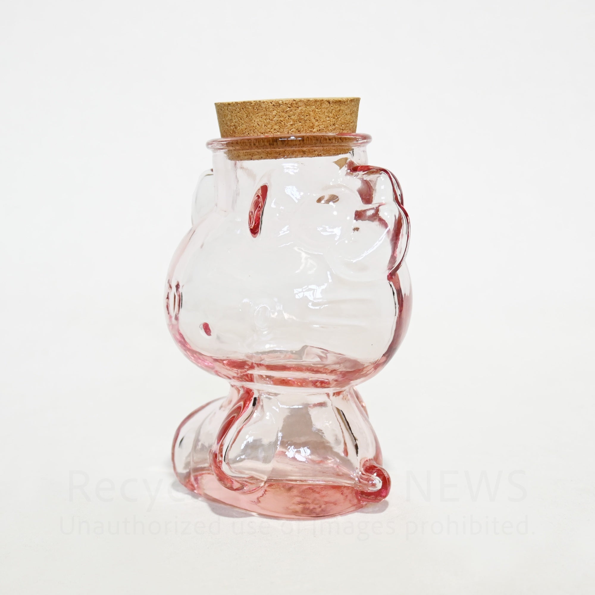 Sanrio Hello Kitty Glass Pot Rare 2000 Japan / サンリオ ハローキティ ガラスポット 非売品 2000年 日本