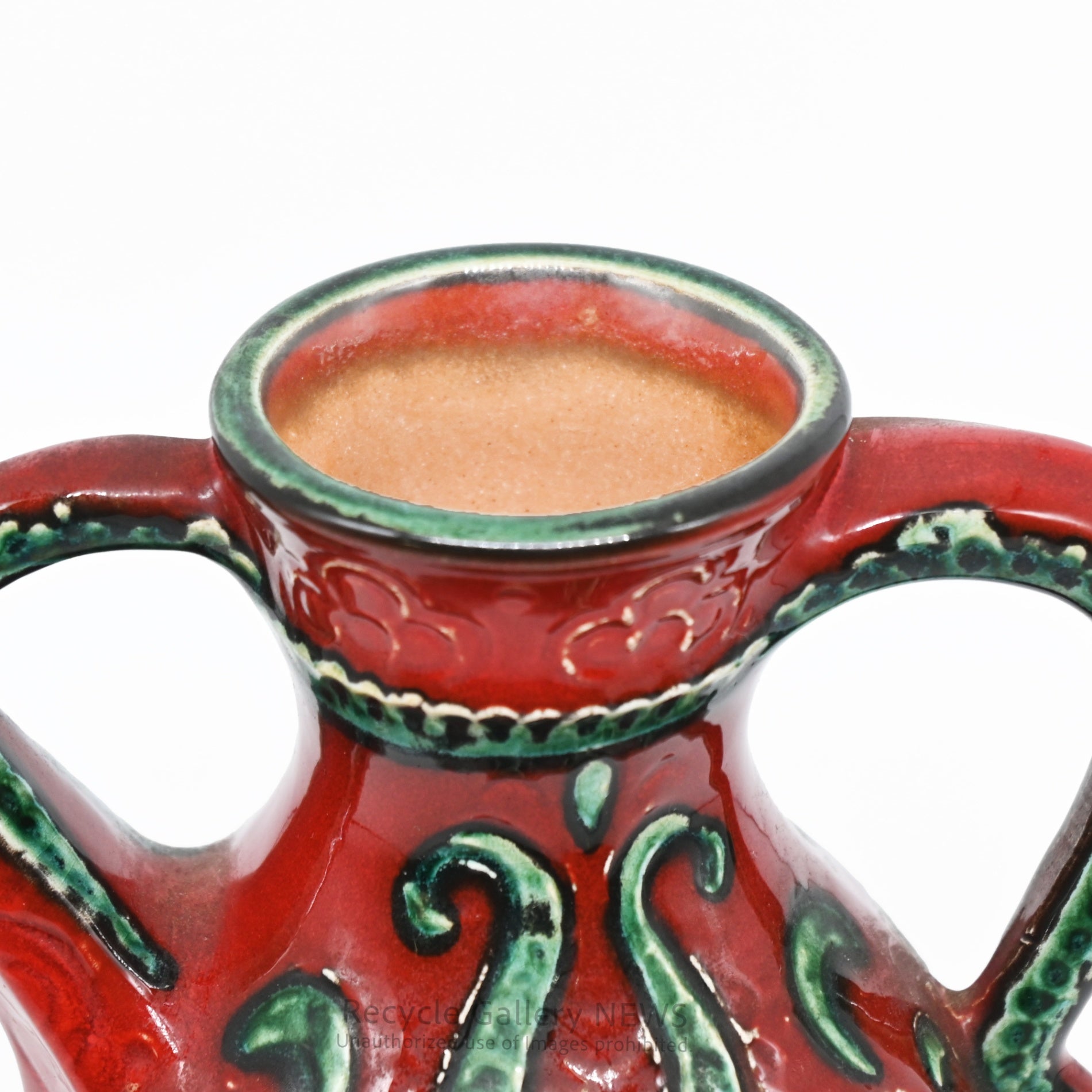 GMUNDNER KERAMIK VASE Austrian Organic Raw Materials Artisan Craftsmanship / グムンデン ケラミック（ドイツ語 ）ベース オーストリア オーガニック 職人技