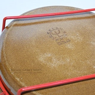 ESRAU Maren Stoneware Grill Pie Plate with Handle Scandinavian Tableware / エスラウ マーレン ハンドル付き ストーンウェア グリル パイ皿 北欧食器