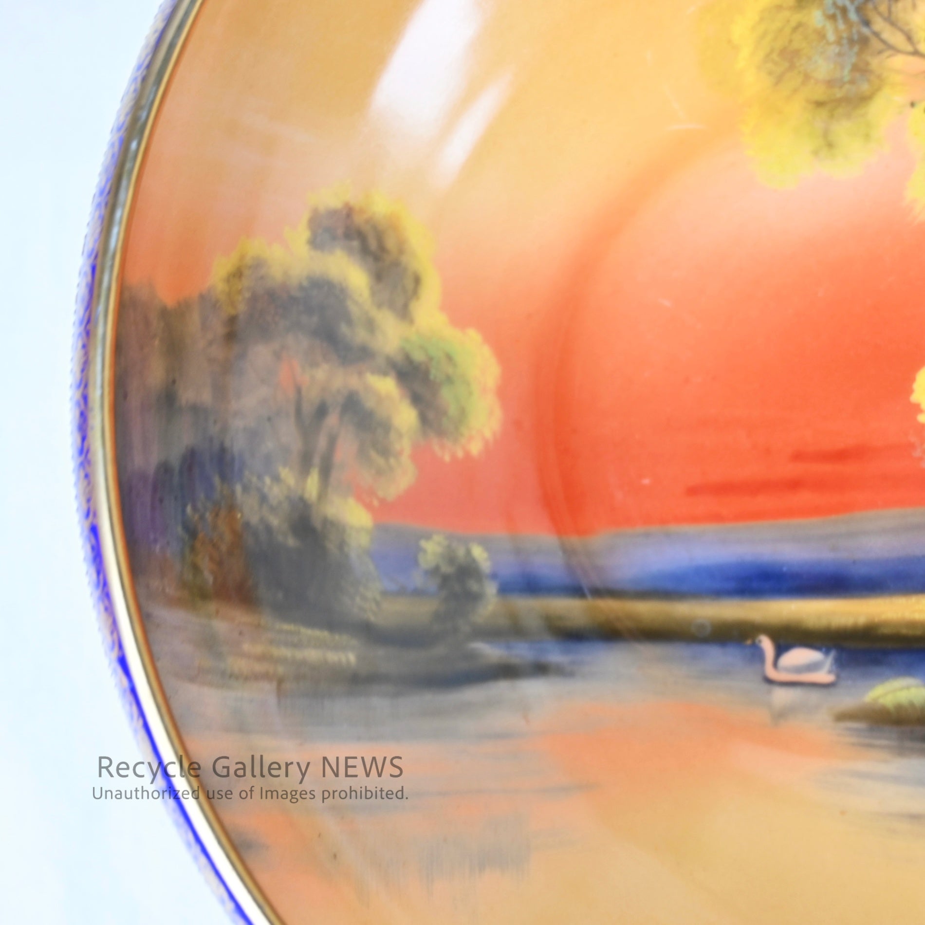 Old Noritake hand paint bowl Tree in the Meadow series / オールドノリタケ　ハンドペイントボウル　ツリーインザメドウシリーズ