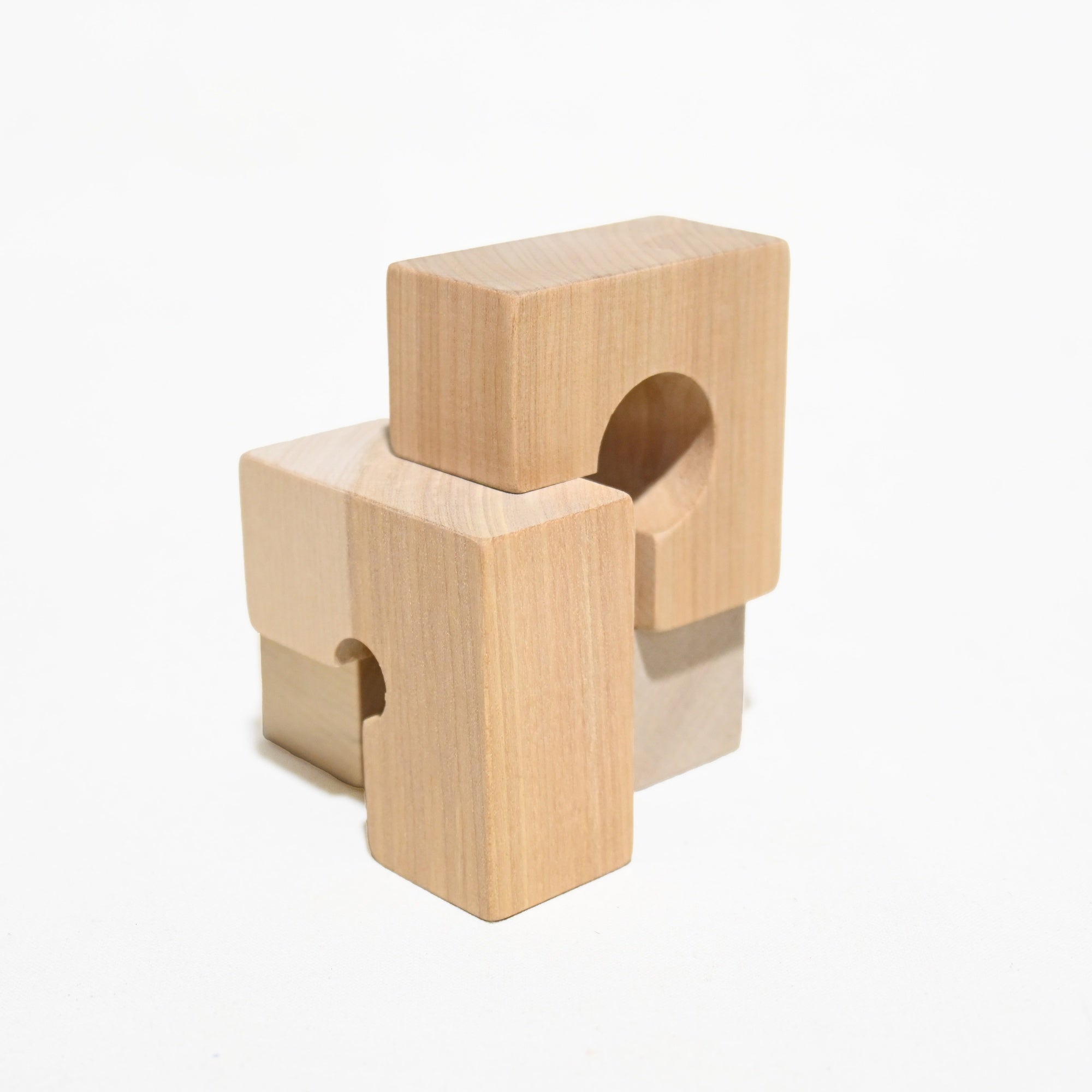 kara coro Building blocks ”L” Handcrafted Wooden Toys Japan Rare / 木のおもちゃ工房カラコロ 積み木 エル 日本 生産終了 希少品