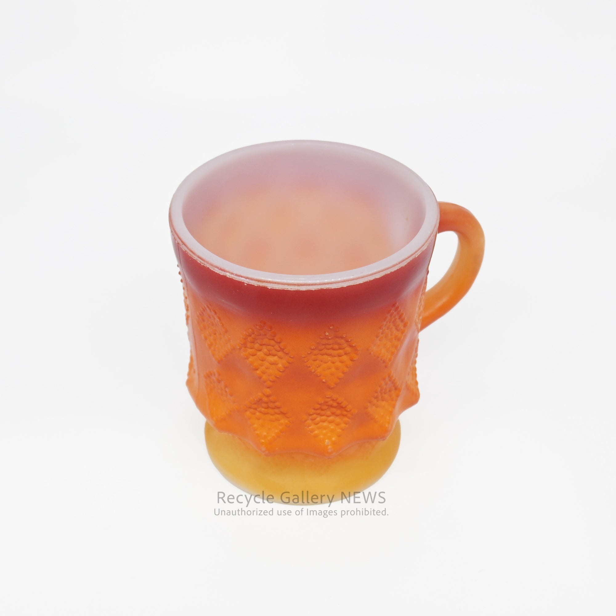 Fire King Kimberley Mug Orange American Industrial Rare / ファイヤーキング キンバリー マグ オレンジ アメリカ 希少 インダストリアル
