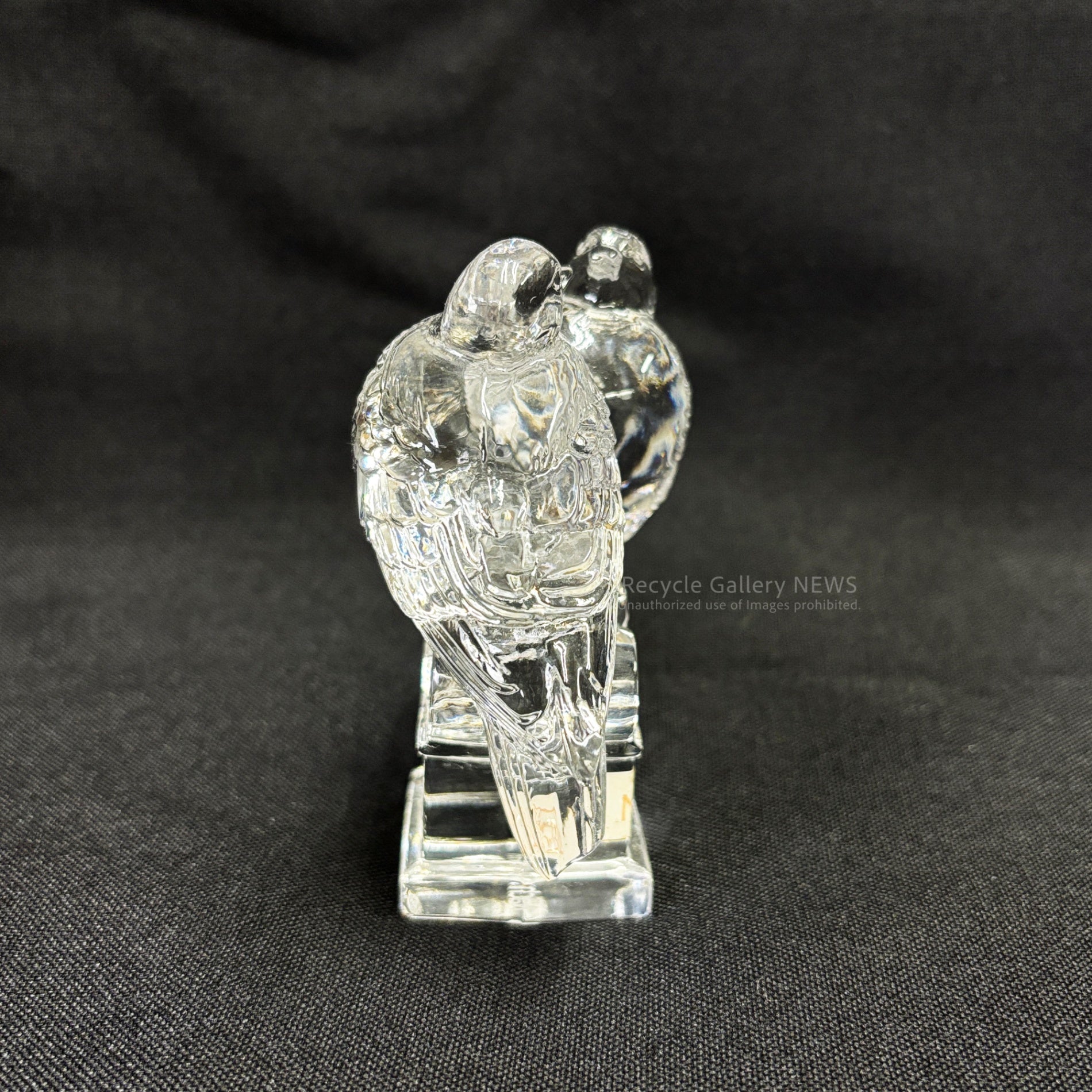 Nachtmann Crystal Glass Small Bird Figurine Ornament / ナハトマン クリスタルガラス 小鳥 フィギュリン 置物
