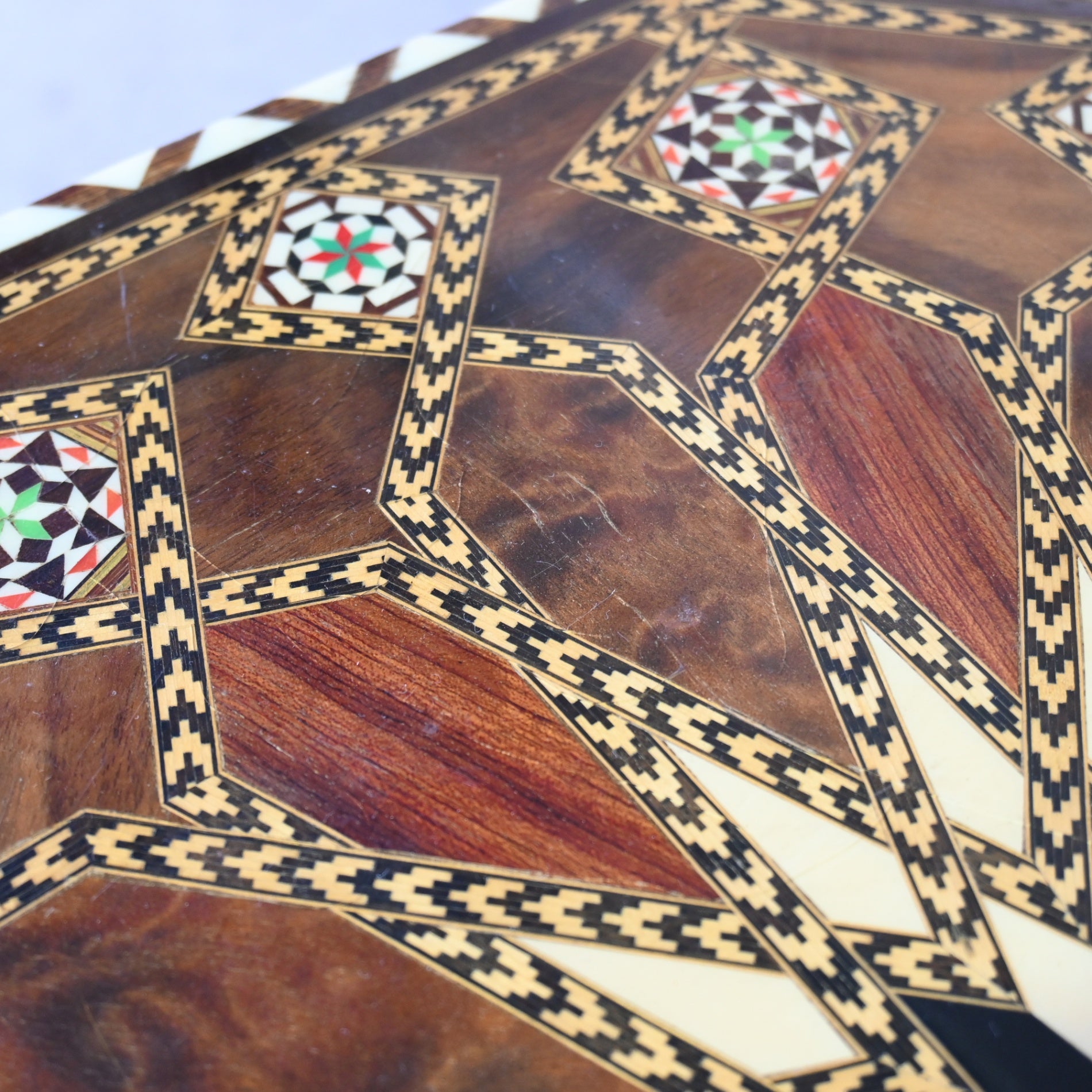Taracea Furniture Spain Granada Traditional Craft Marquetry Table Vintage / スペイン グラナダ 伝統工芸 タラセア 寄木細工 テーブル ヴィンテージ