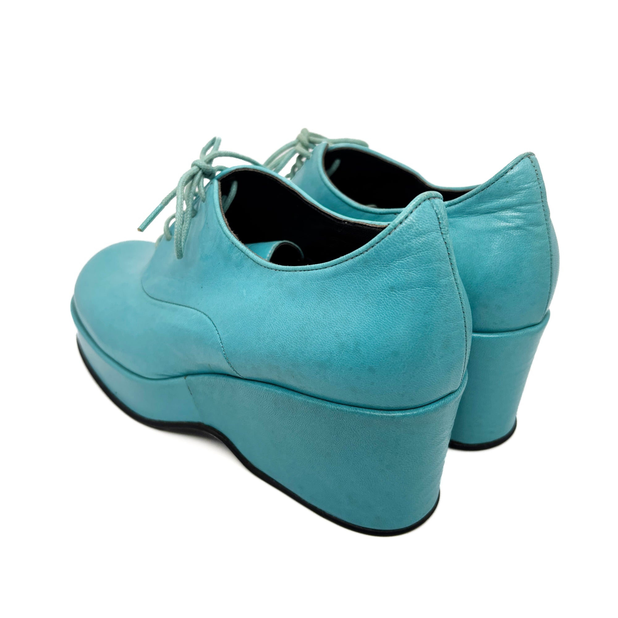 JIL SANDER thick-soled platform lace-up shoes 35 1/2 / ジルサンダー 23cm 厚底 プラットフォーム レースアップシューズ