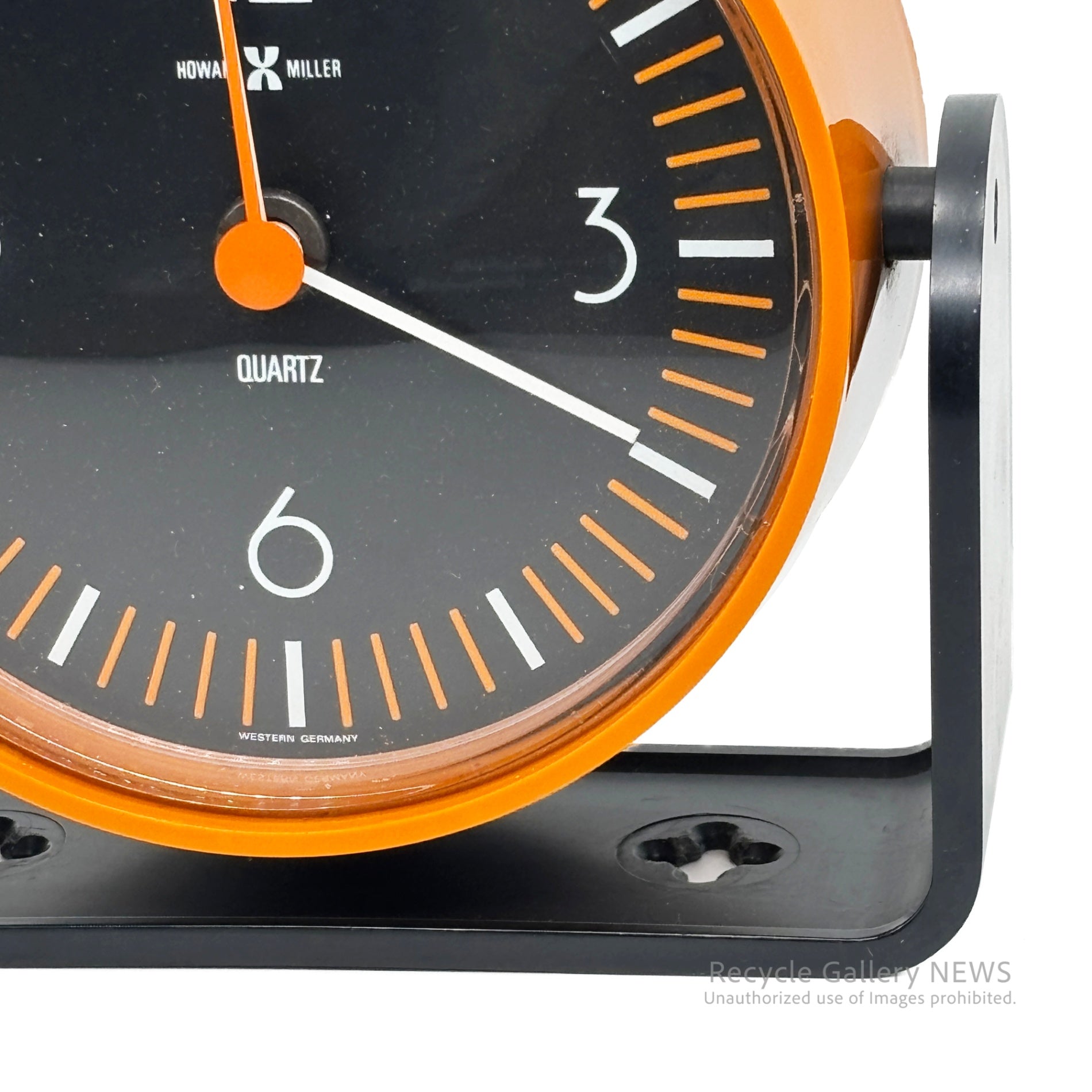 Howard Miller 2-Way Clock Table/Wall Mount Vintage USA/West Germany 1970s / ハワード・ミラー 置時計 掛時計 アメリカ・西ドイツヴィンテージ