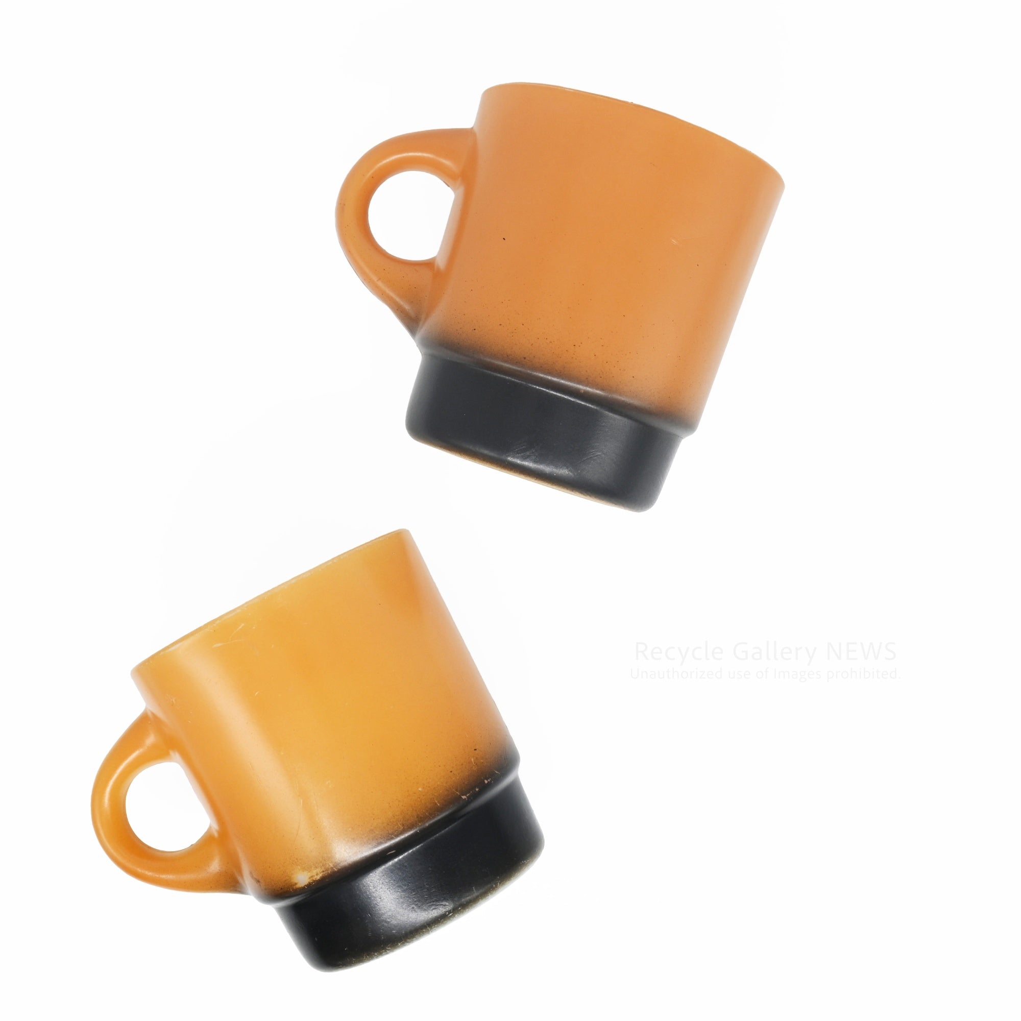 Vintage Fire-King Orange Stacking Mug American Mid-Century Industrial /ファイヤーキング スタッキングマグ オレンジ アメリカ ミッドセンチュリー インダストリアル