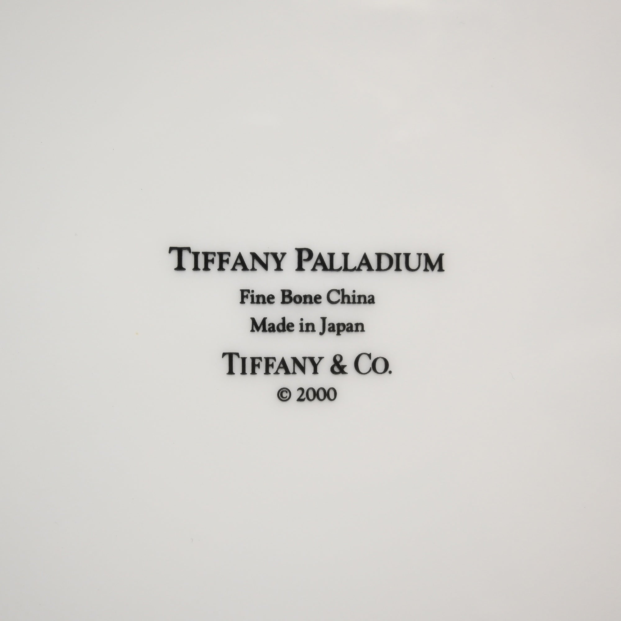 TIFFANY＆Co. TIFFANY PALLADIUM Large plate Made in Japan / ティファニー パラディウム 大皿 日本製
