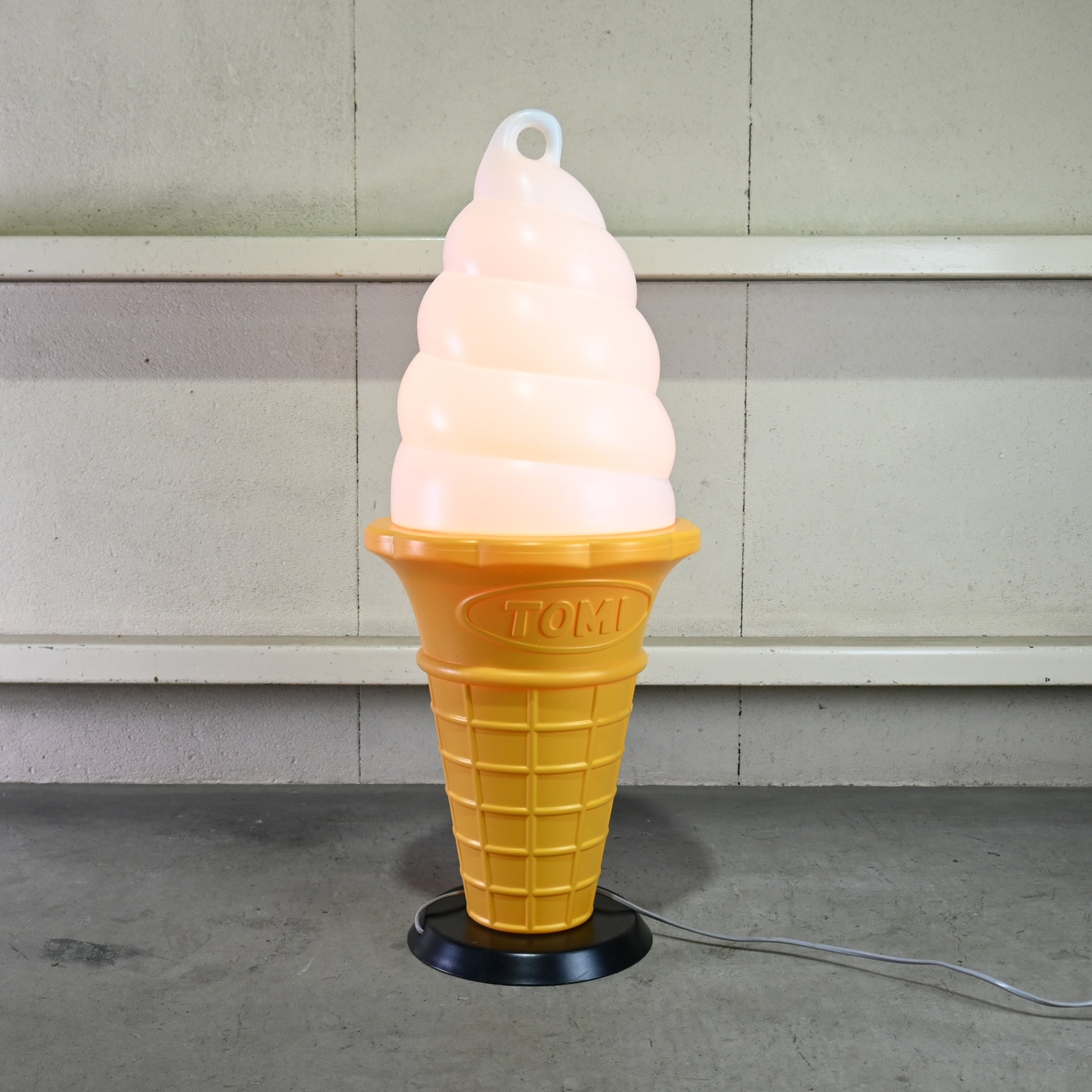 Sujahta Soft Ice Cream Sign Light Lantern Festival Display / 業務用 スジャータ ソフトクリームサイン ライト 行燈 祭 アイス ディスプレイ用品