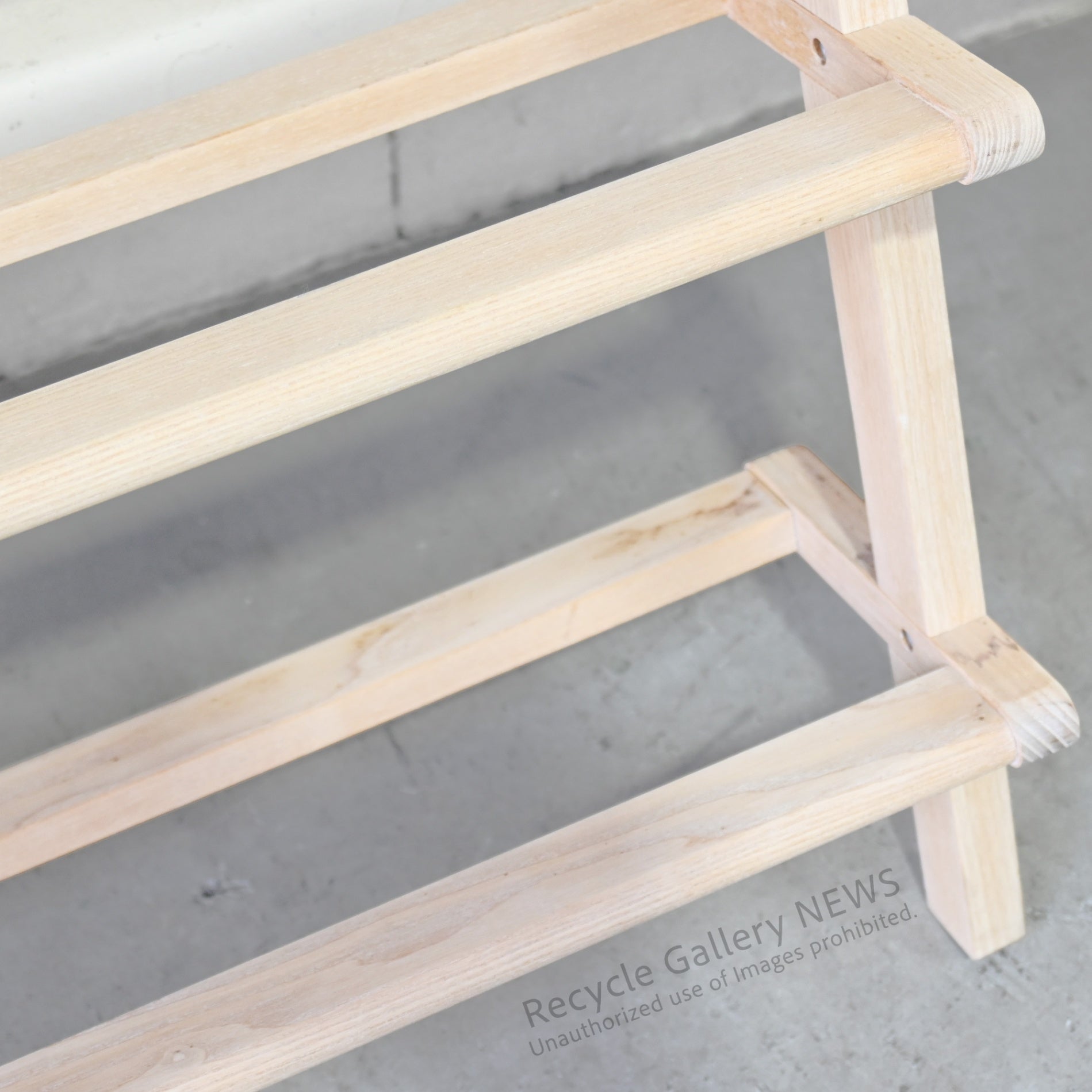 SIDE BY SIDE German Solid Ash Wood shoes rack "Gaston" European Modern / サイドバイサイド シューズラック ガストン アッシュ無垢材 ドイツ モダン