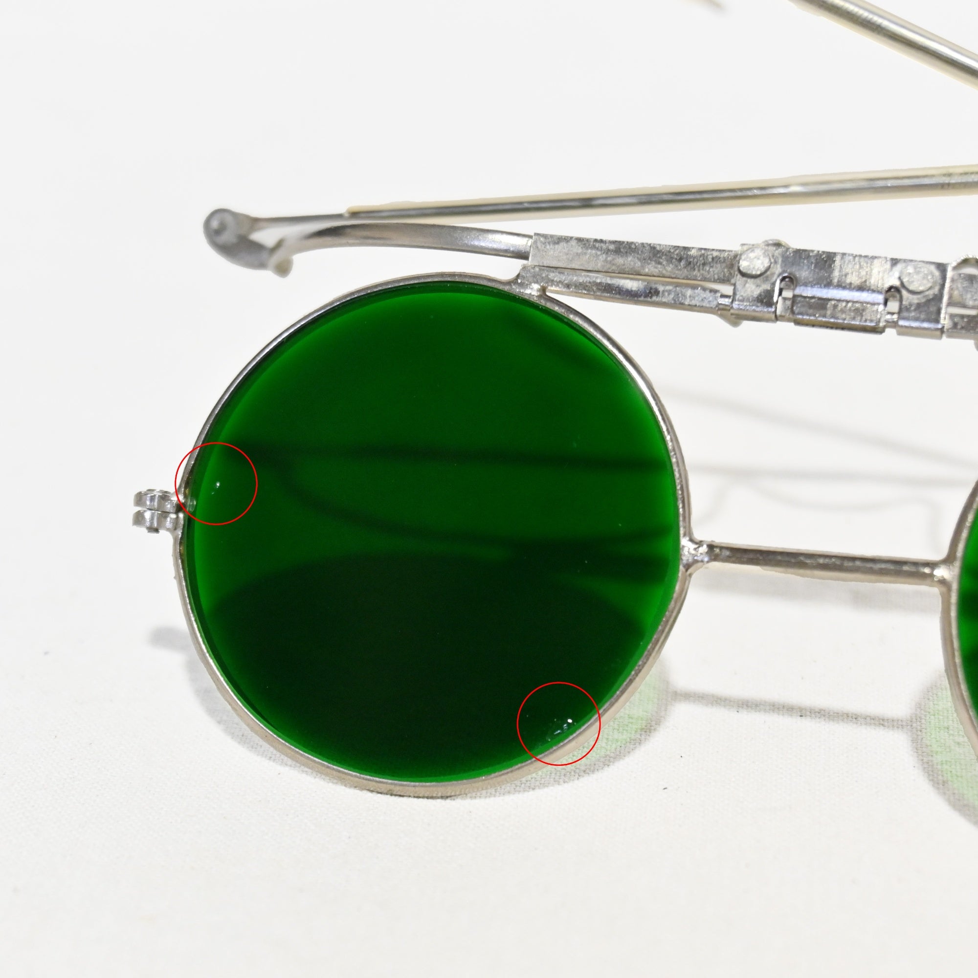 Vintage Sunglasses Flip-up Clip-on Cable temple Retro Unique / ヴィンテージサングラス 跳ね上げ式 クリップオン ケーブルテンプル レトロ ユニーク