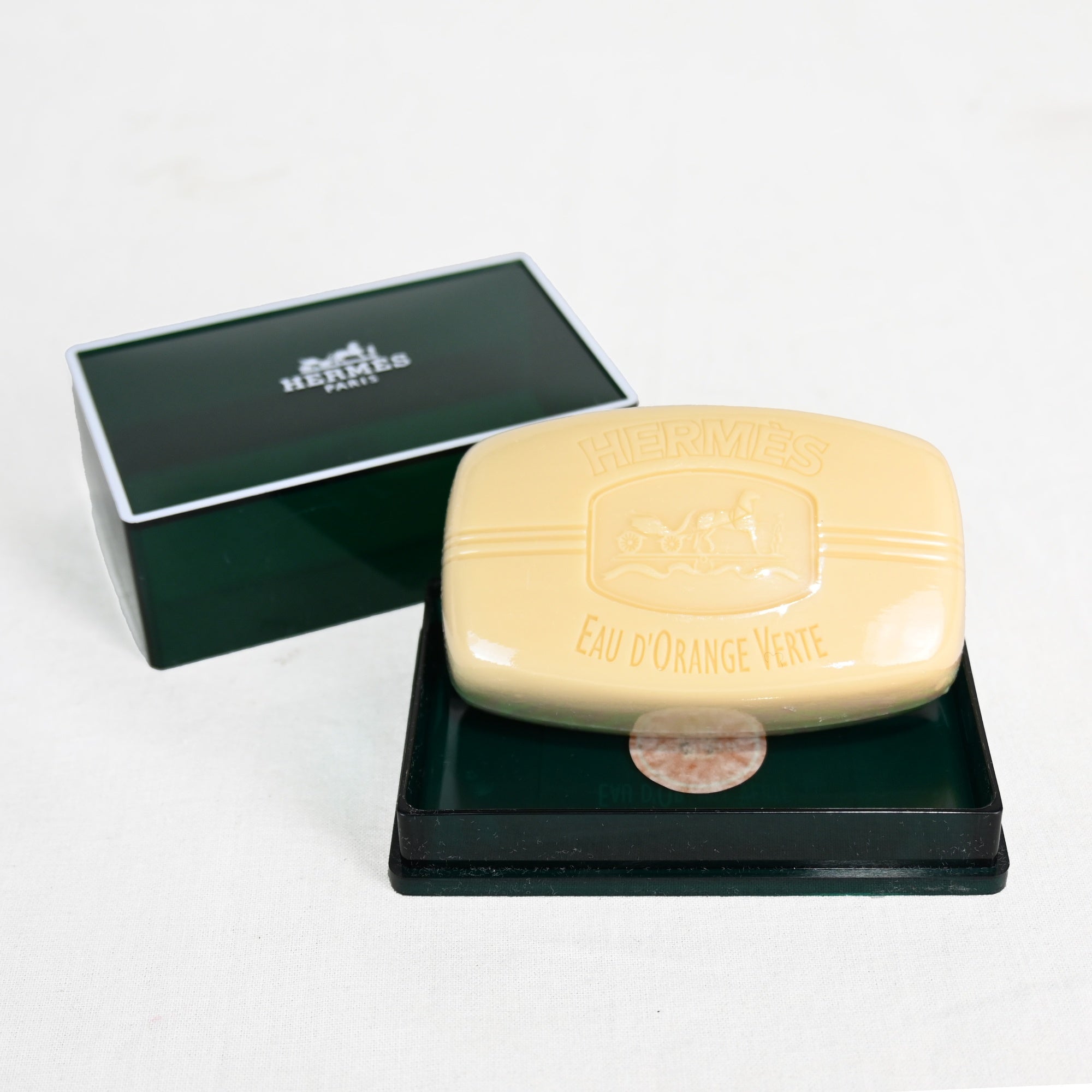HERMES Bath Soap EAU D'ORANGE VERTE 150g Unused / エルメス 石鹸 ソープ オードランジュ ヴェルト未使用