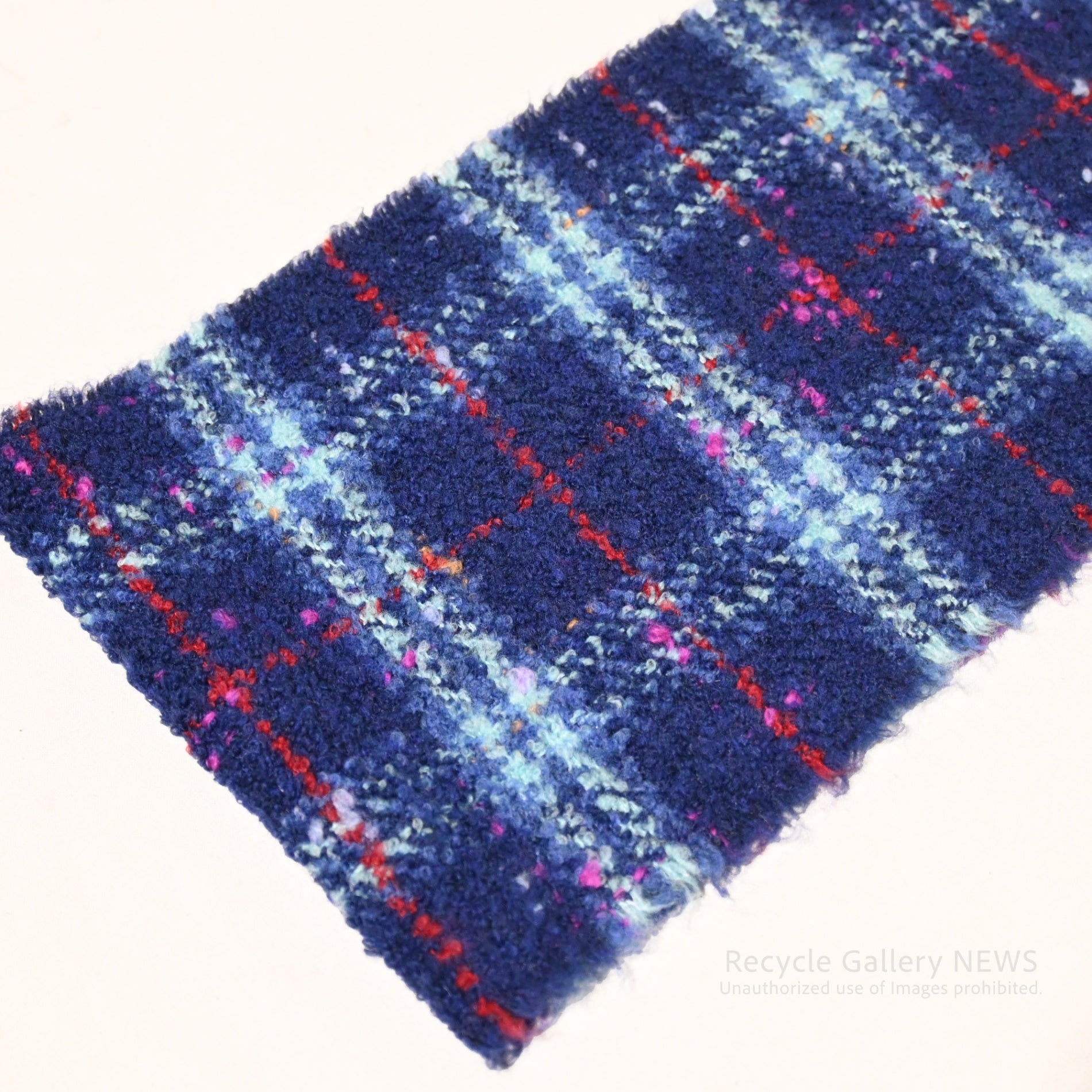 BURBERRY LONDON Check Scarf Blue Navy /  バーバリー ロンドン チェックマフラー ブルー 紺色系