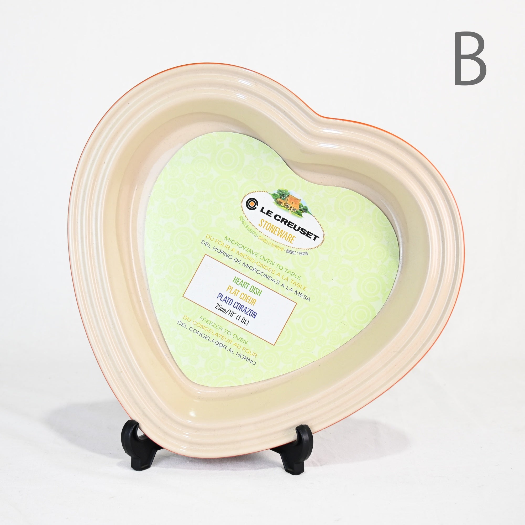 Le Creuset Heart Dish Large Plate French Kitchenware 3colors / ル・クルーゼ ハートディッシュ オーブン 耐熱 大皿 3色