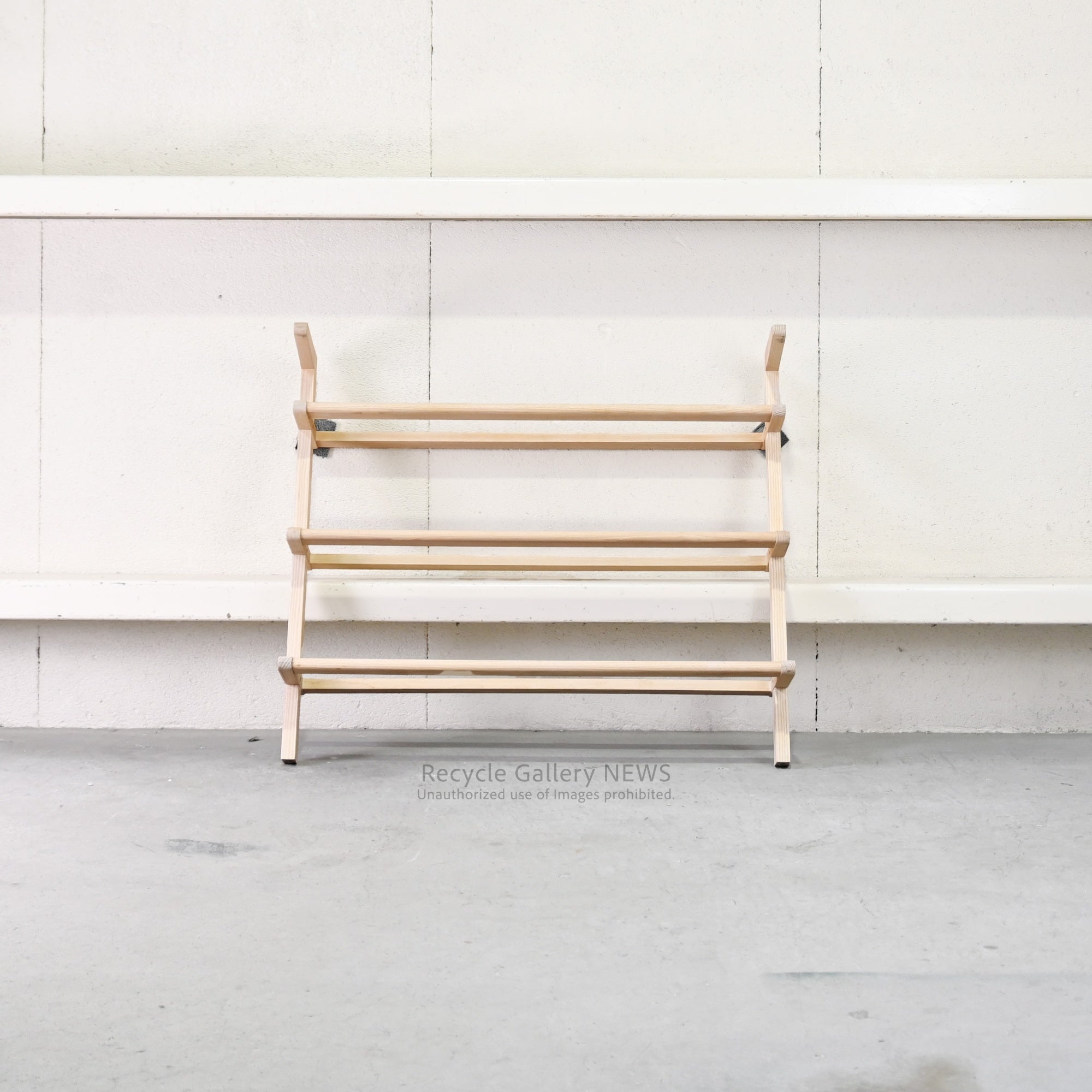 SIDE BY SIDE German Solid Ash Wood shoes rack "Gaston" European Modern / サイドバイサイド シューズラック ガストン アッシュ無垢材 ドイツ モダン