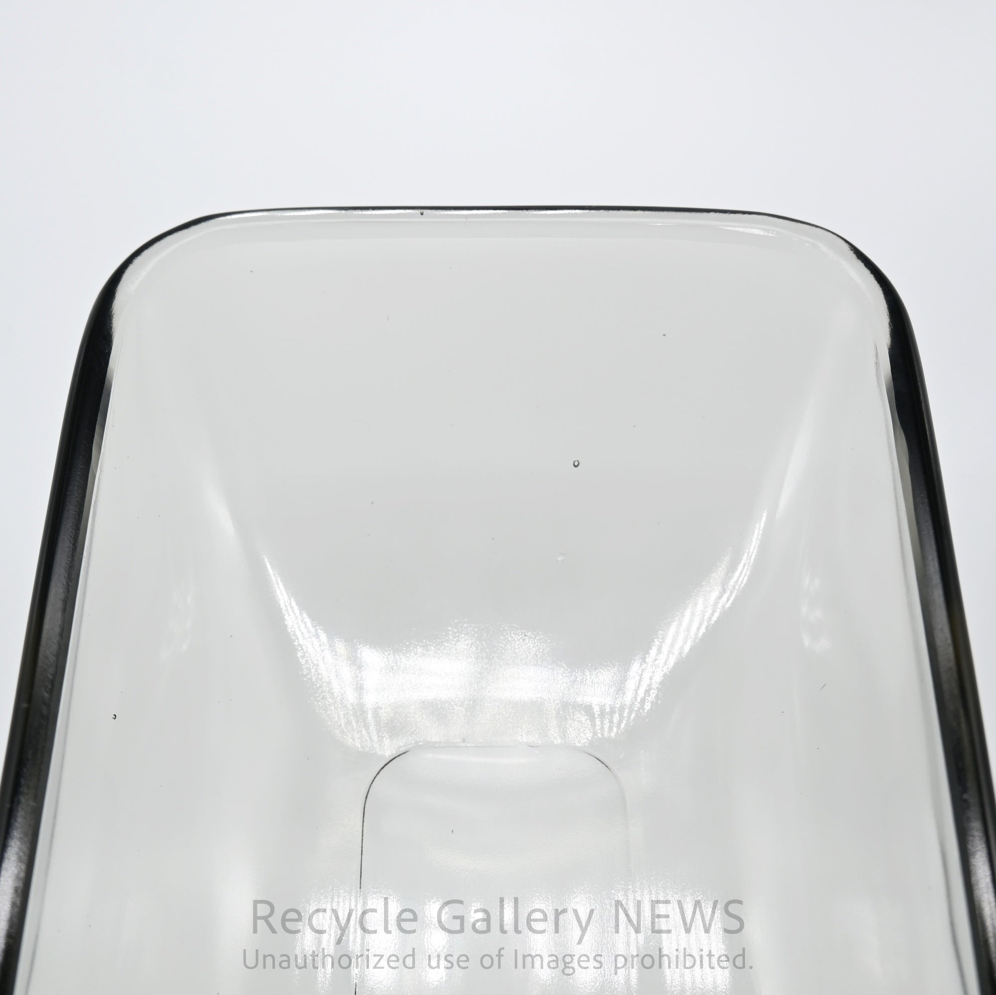 Rare Hoya Glass "Starting Unit series" Set of 7 Plates Smoke Gray Showa Retro / HOYA 保谷硝子 スターティングユニット 7点セット スモークグレー 昭和レトロ 希少