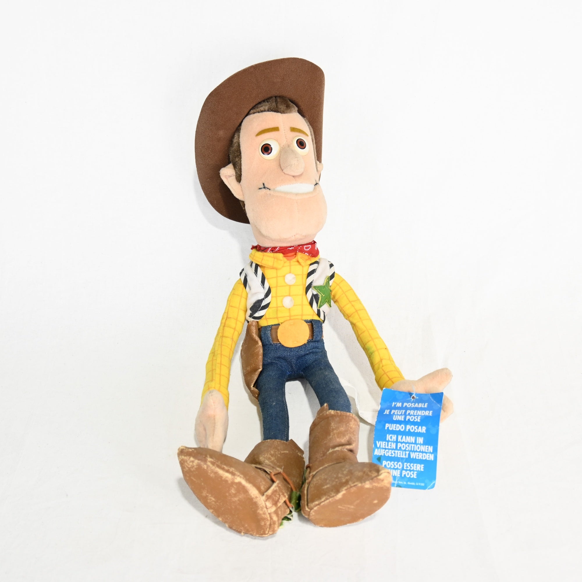 Pixar Woody Pride Buzz Lightyear 1990s Vintage TOY STORY stuffed toy set Disney / ピクサー トイ・ストーリー ウッディ バズ 1990年代 ヴィンテージ レトロぬいぐるみ ２体セット ディズニー