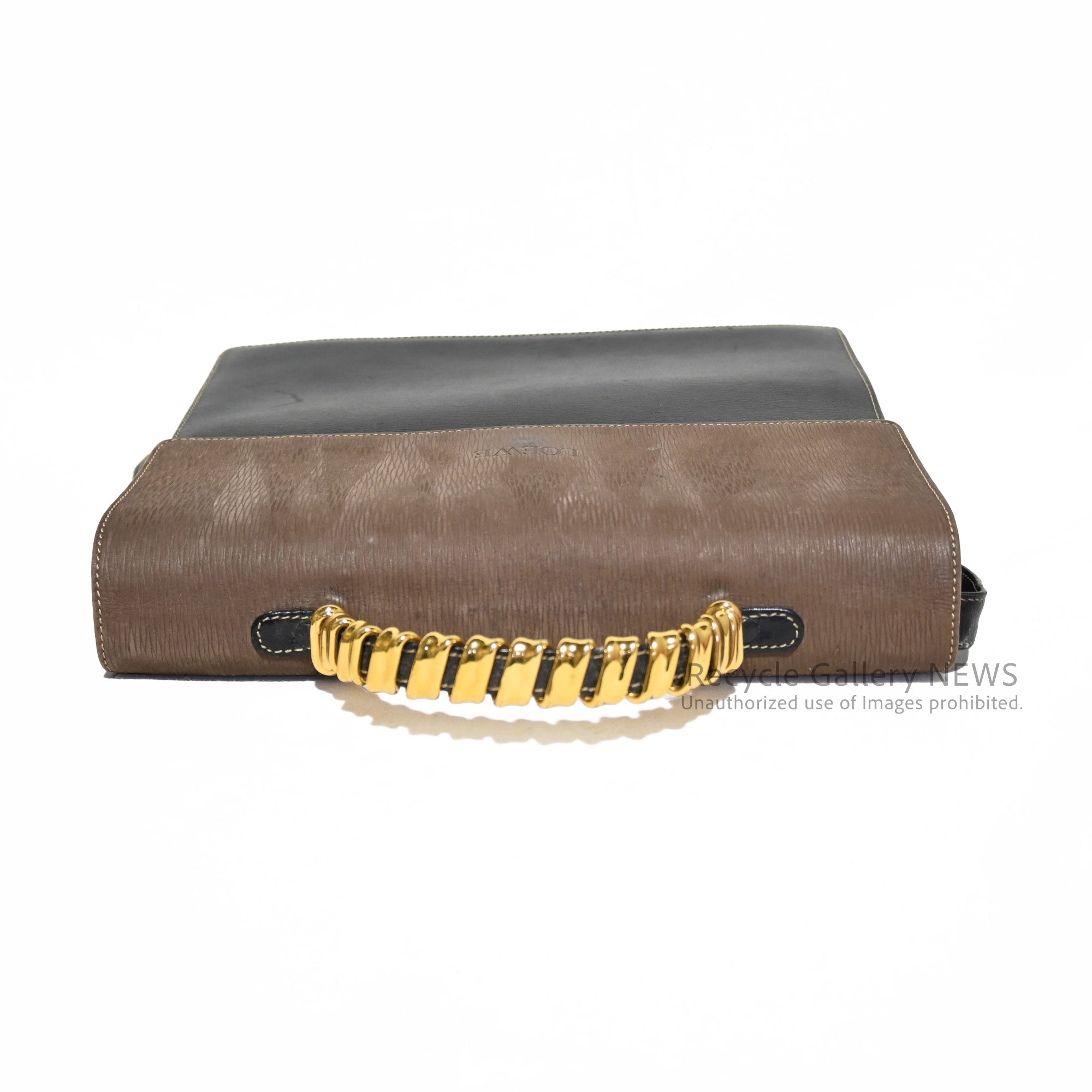 Vintage LOEWE Velázquez 2-way shoulder bag with twisted hardware / ロエベ ベラスケス ショルダーバッグ 2way ツイスト金具 ヴィンテージ