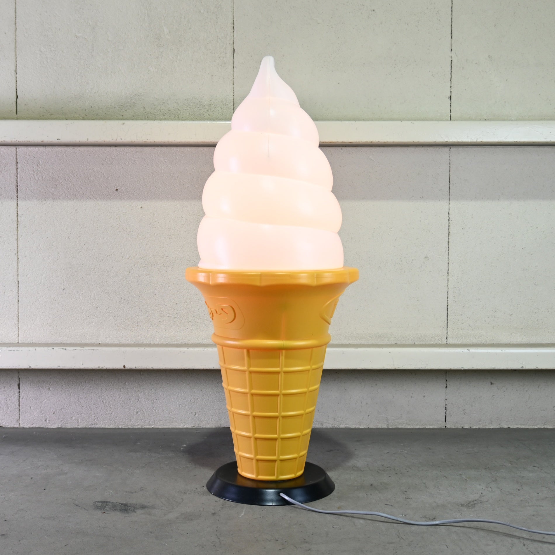 Sujahta Soft Ice Cream Sign Light Lantern Festival Display / 業務用 スジャータ ソフトクリームサイン ライト 行燈 祭 アイス ディスプレイ用品