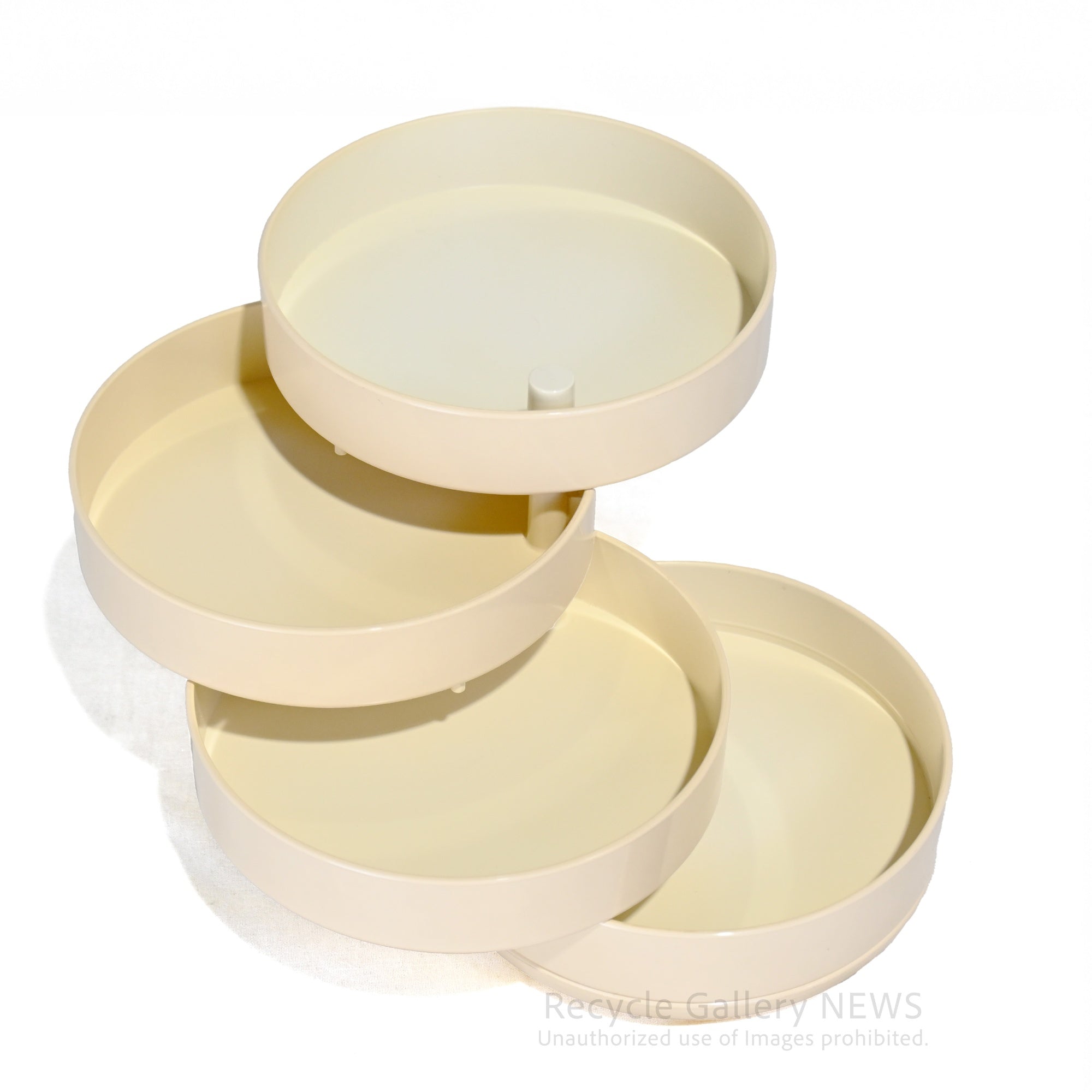 REXITE multiplor rotating desk organizer Cream Italia / マルチプラー レキサイト 回転 デスク収納 クリーム色 イタリア