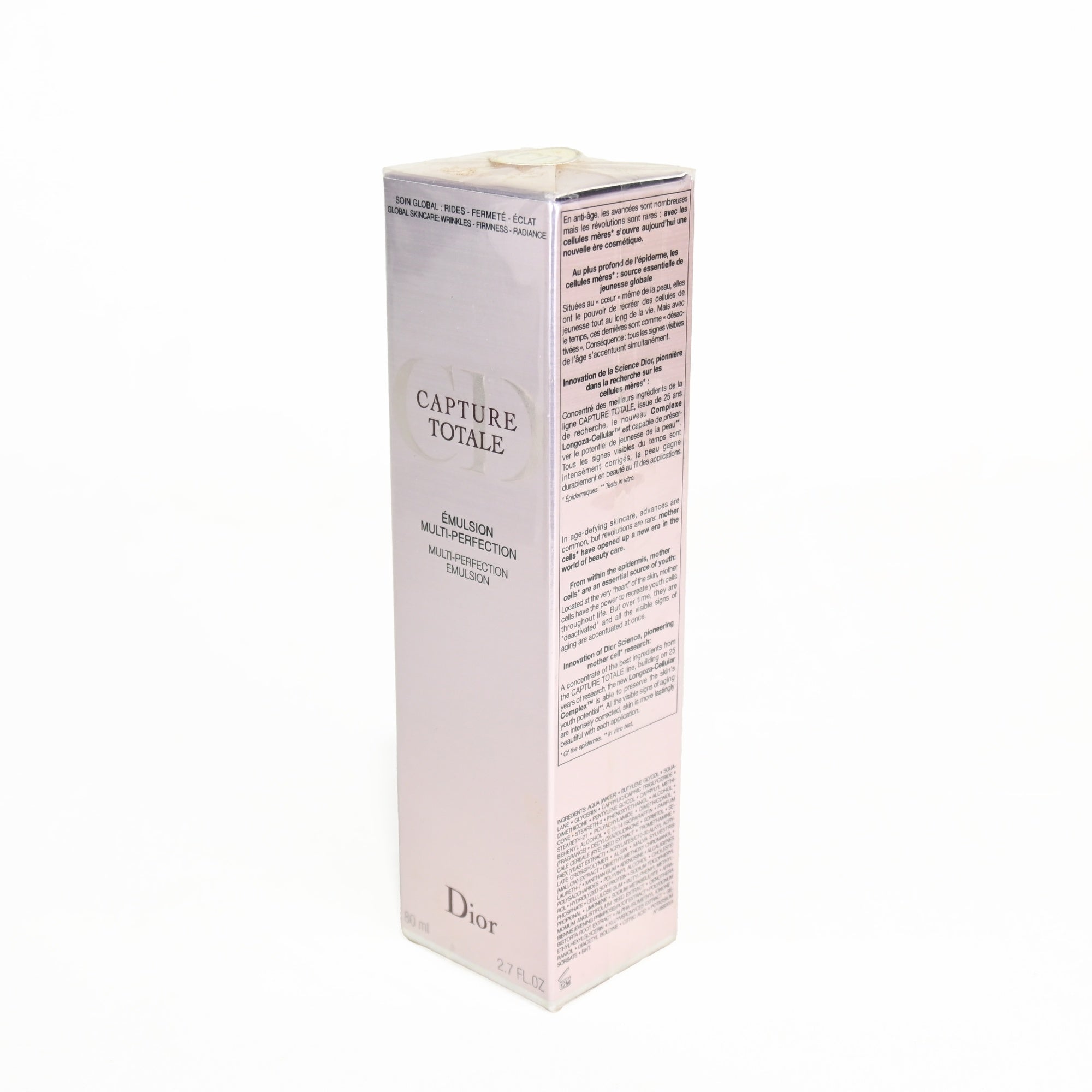 DIOR CAPTURE TOTALE MULTI PERFECTION EMULSION / ディオール カプチュール トータル ミルキー ローションプレミルク 乳液 80ml