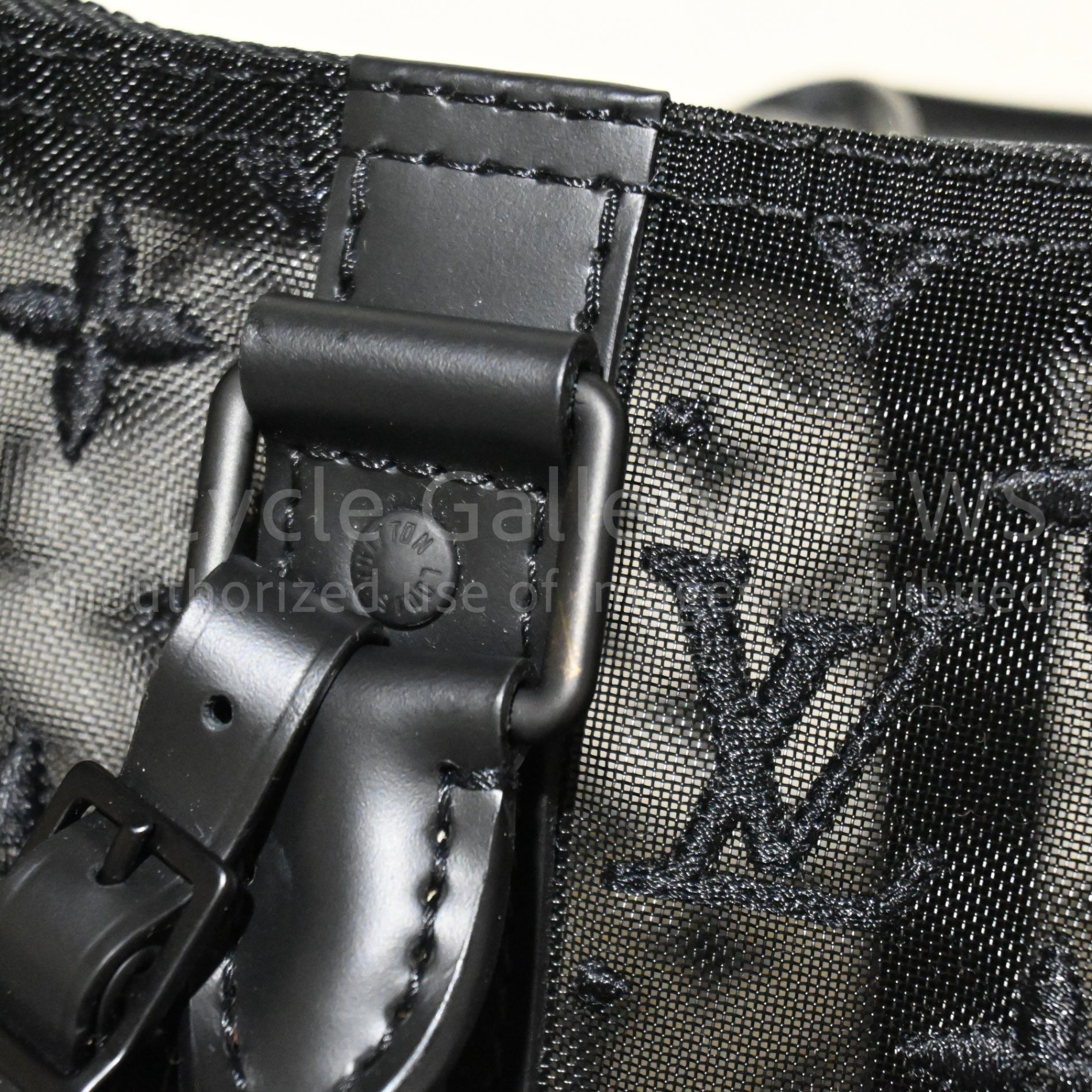 LOUIS VUITTON 2019 AW Virgil Abloh M53971 Monogram Mesh and Leather Boston Bag Keepall Bandouliere 50 / ルイ・ヴィトン ヴァージル・アブロー モノグラム メッシュ・レザー ボストンバッグ キーポル バンドリエール50