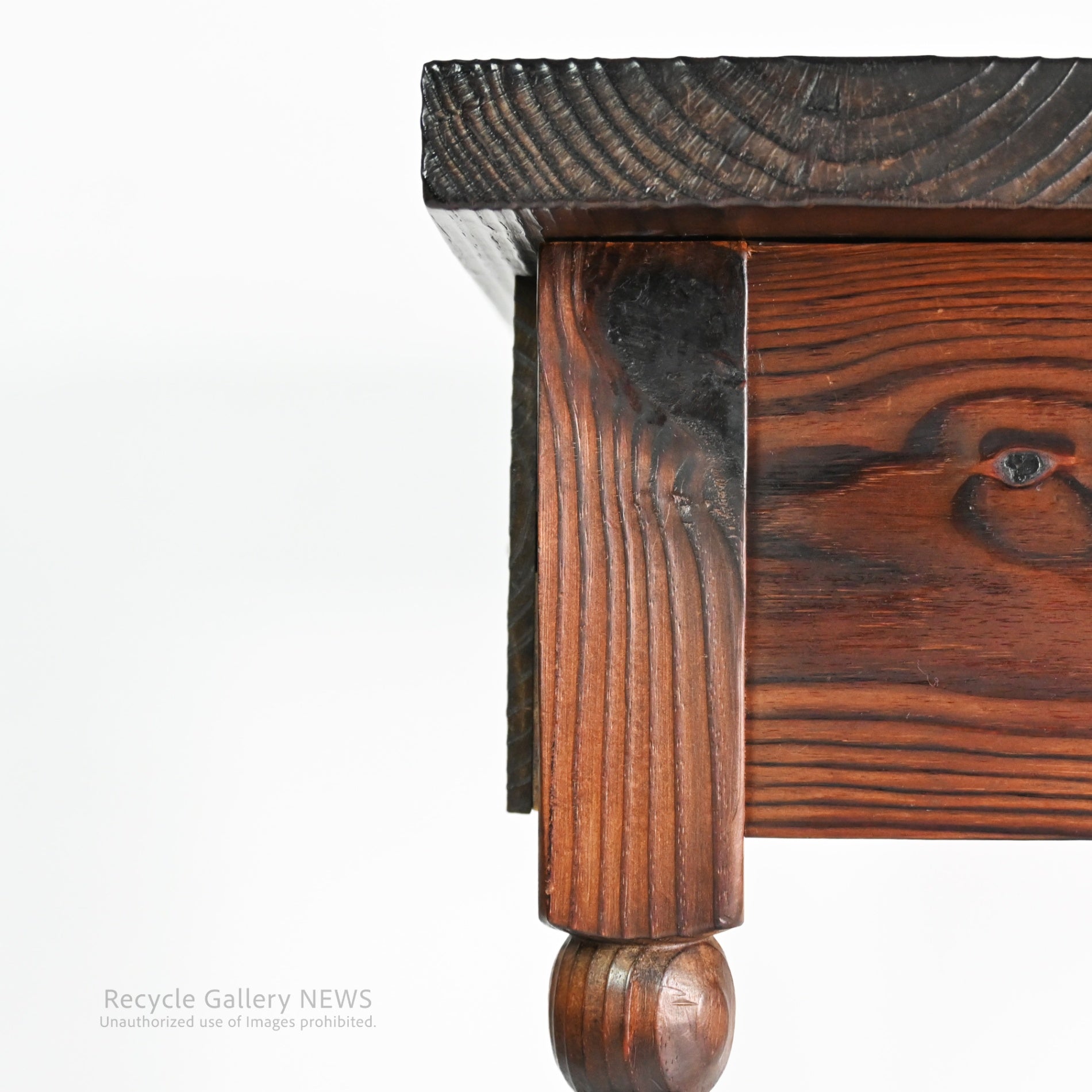 Antique Console Table with Bobbin Turned Legs Classic Spool Design / ボビンターニングレッグ コンソールテーブル アンティーク クラシック 糸巻きデザイン