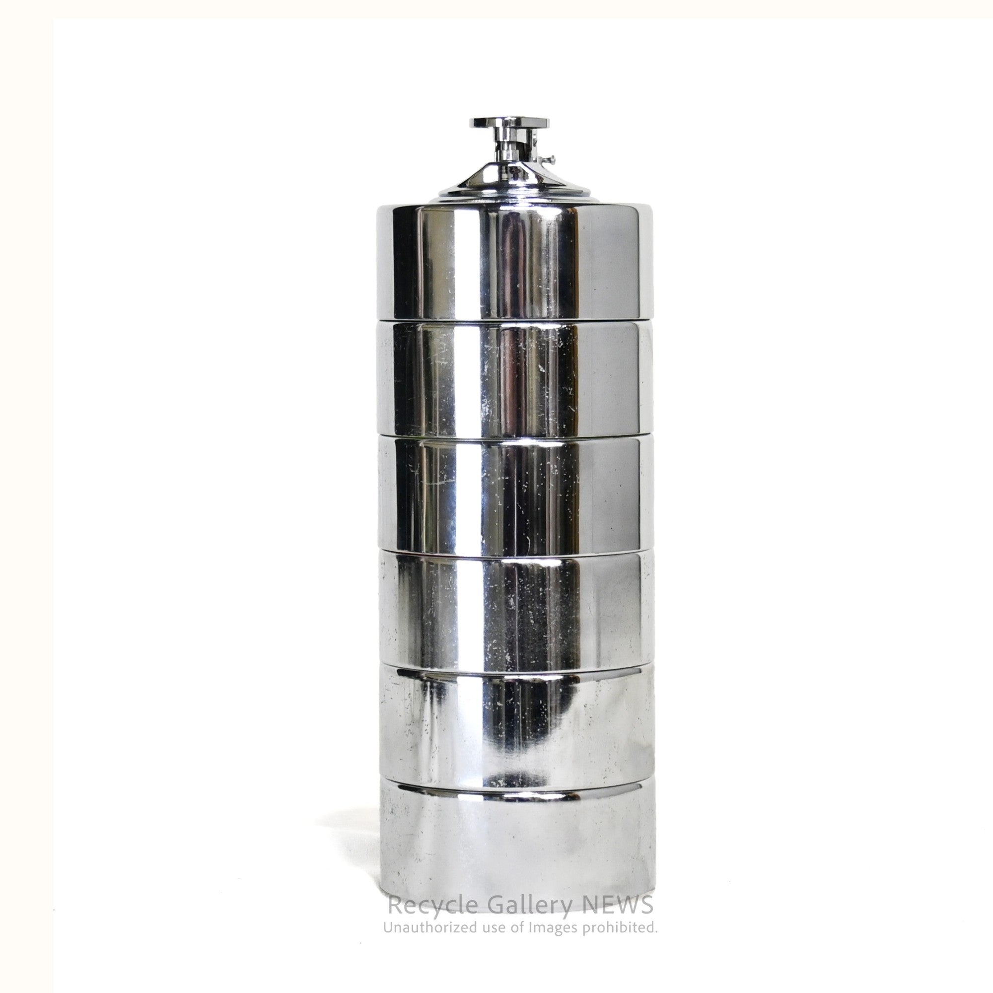 Isamu Kenmochi Stackable Ashtray with Lighter Martian Sato Shoji Japan Vintage Product Design / 剣持勇 積み重ね灰皿 ライター付 マーシャン佐藤商事 日本 ヴィンテージ プロダクトデザイン