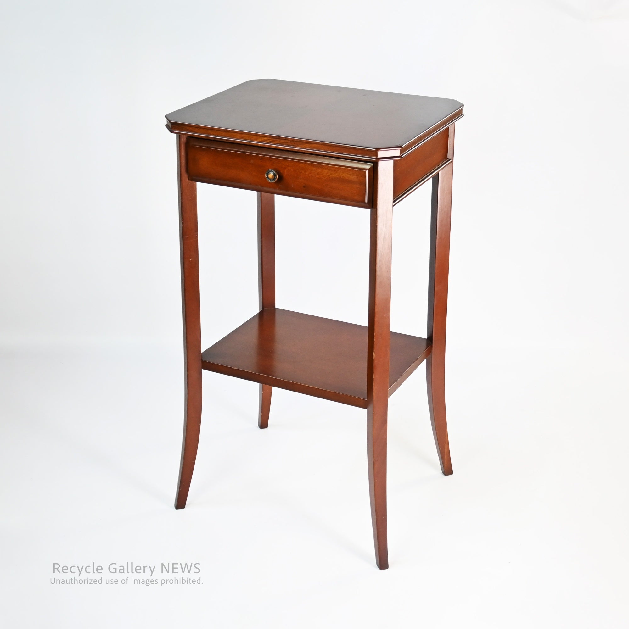 Retro Chic Console Table with Tapered Legs Classic Accent Display Shelf / コンソールテーブル クラシカル シック レトロ テーパードレック 飾り棚