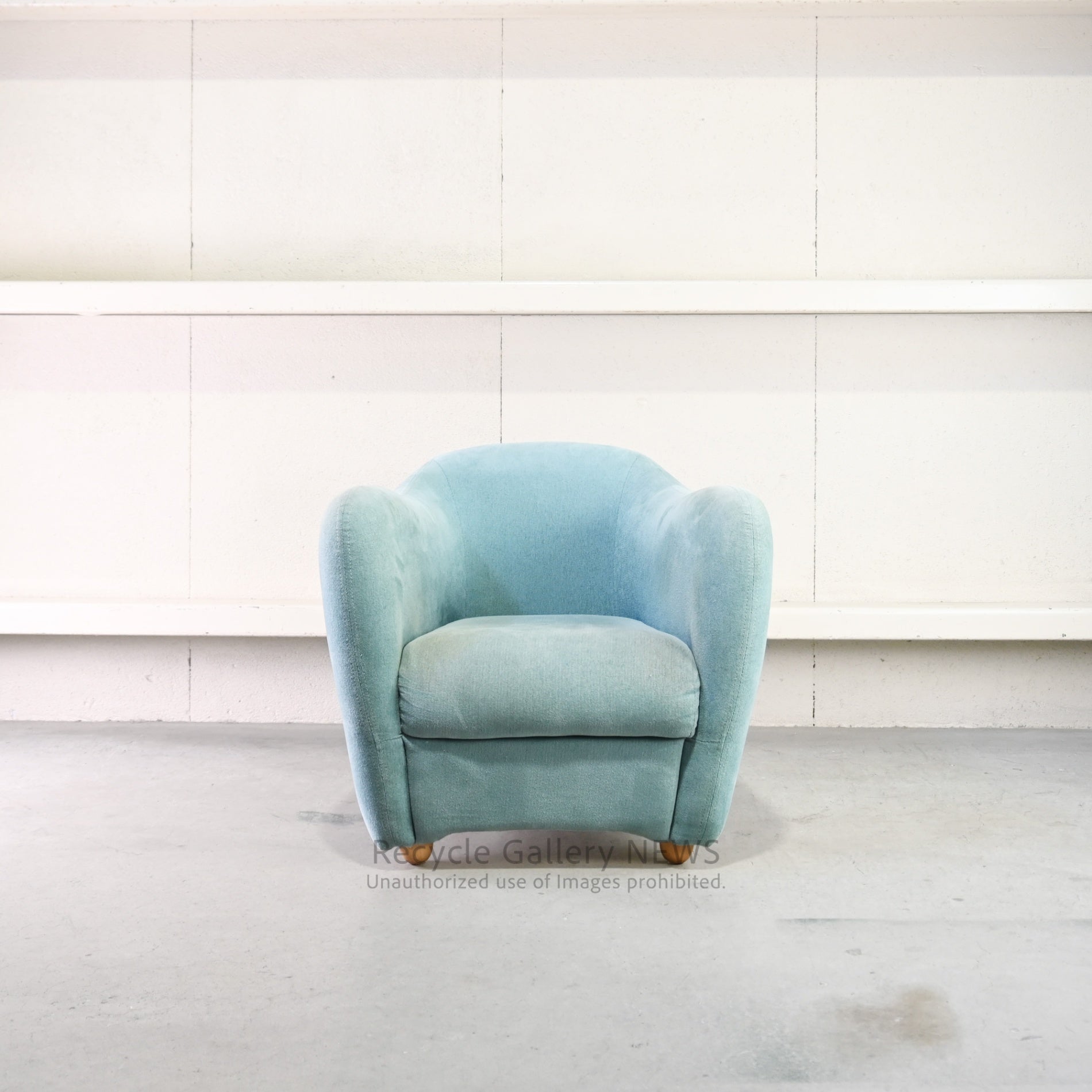 IDEE MINI MILLER ARM CHAIR Blue Gray Japan Mid Century Modern / イデー ミニミラー アームチェア ブルーグレー 日本 ミッドセンチュリー