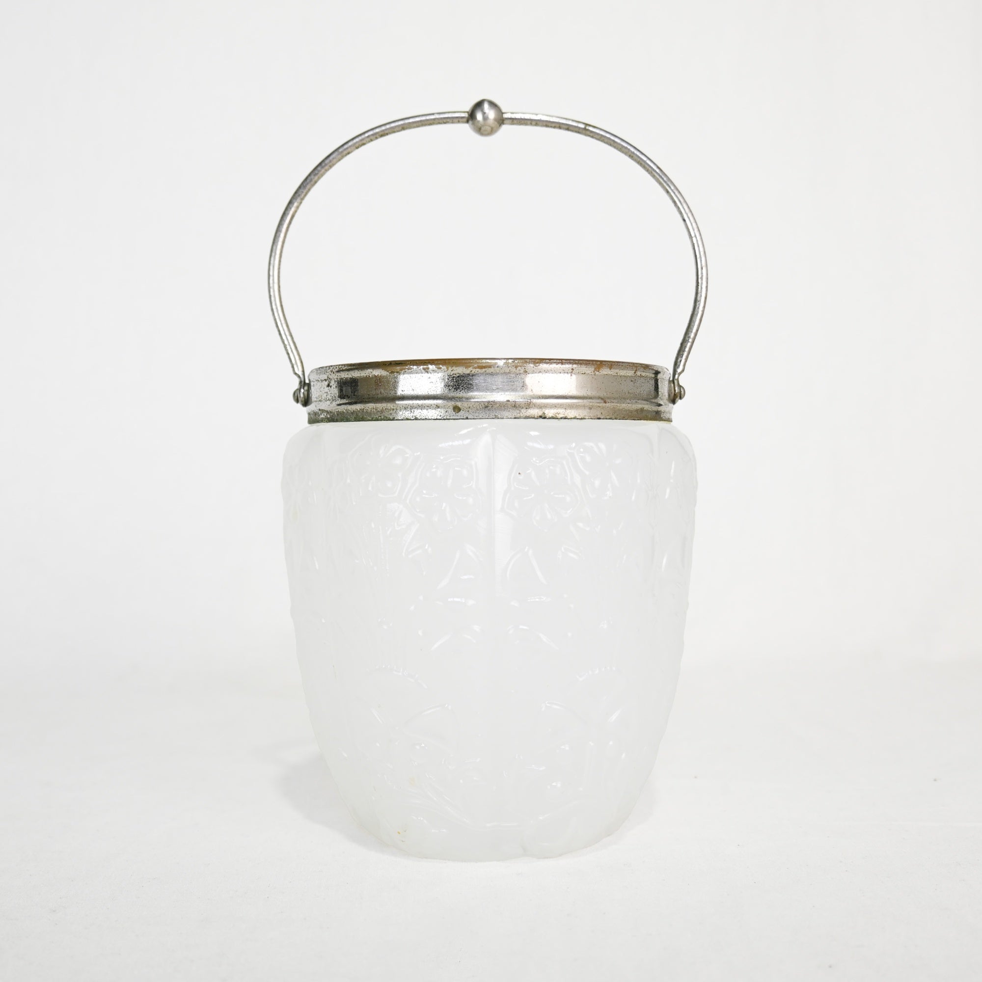 練ガラス アイスペール 飴屋瓶 和硝子 日本ヴィンテージ / Paste of Glass Technique Ice bucket Candy bottle Japanese glass Japanese vintage