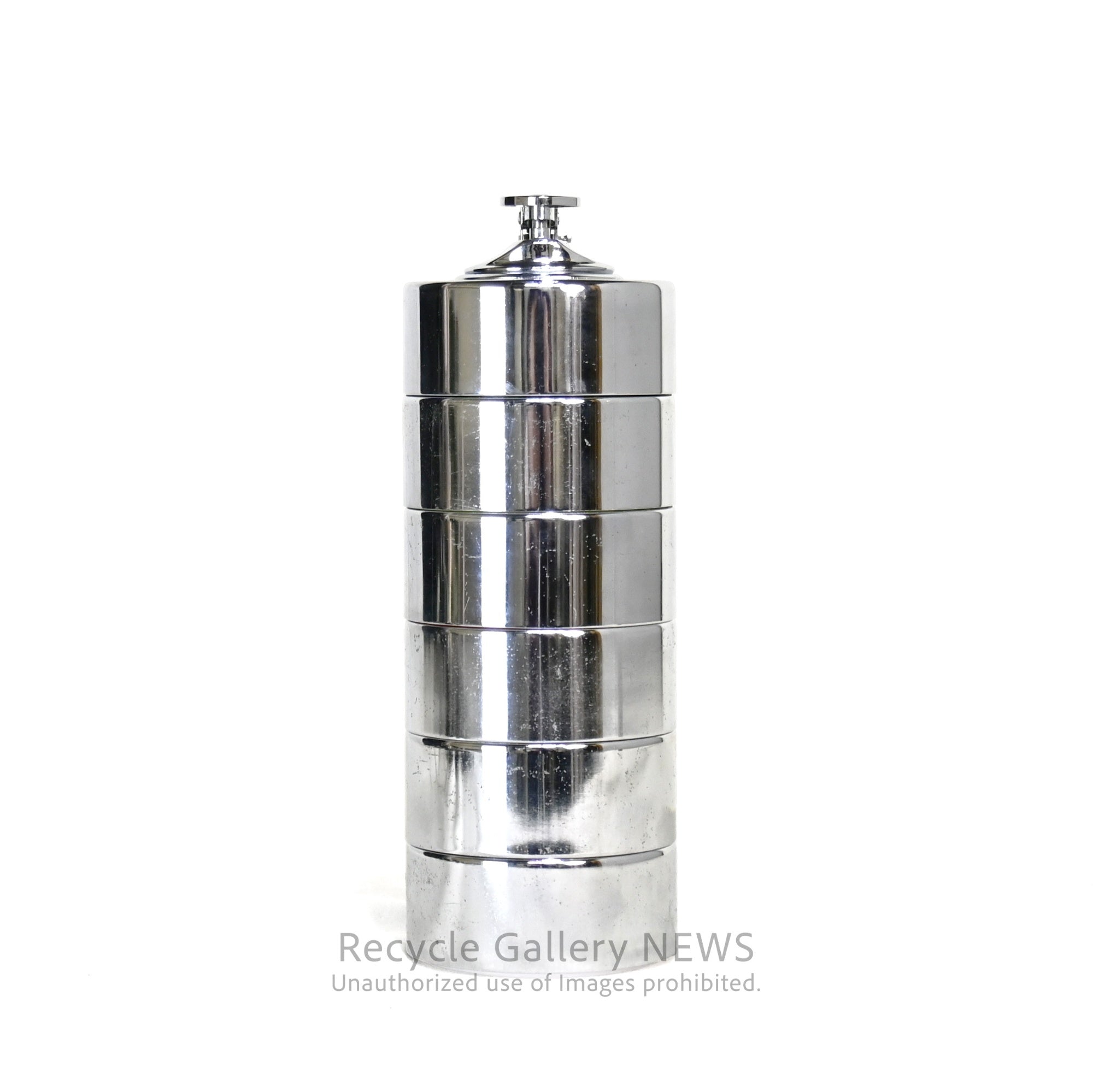 Isamu Kenmochi Stackable Ashtray with Lighter Martian Sato Shoji Japan Vintage Product Design / 剣持勇 積み重ね灰皿 ライター付 マーシャン佐藤商事 日本 ヴィンテージ プロダクトデザイン