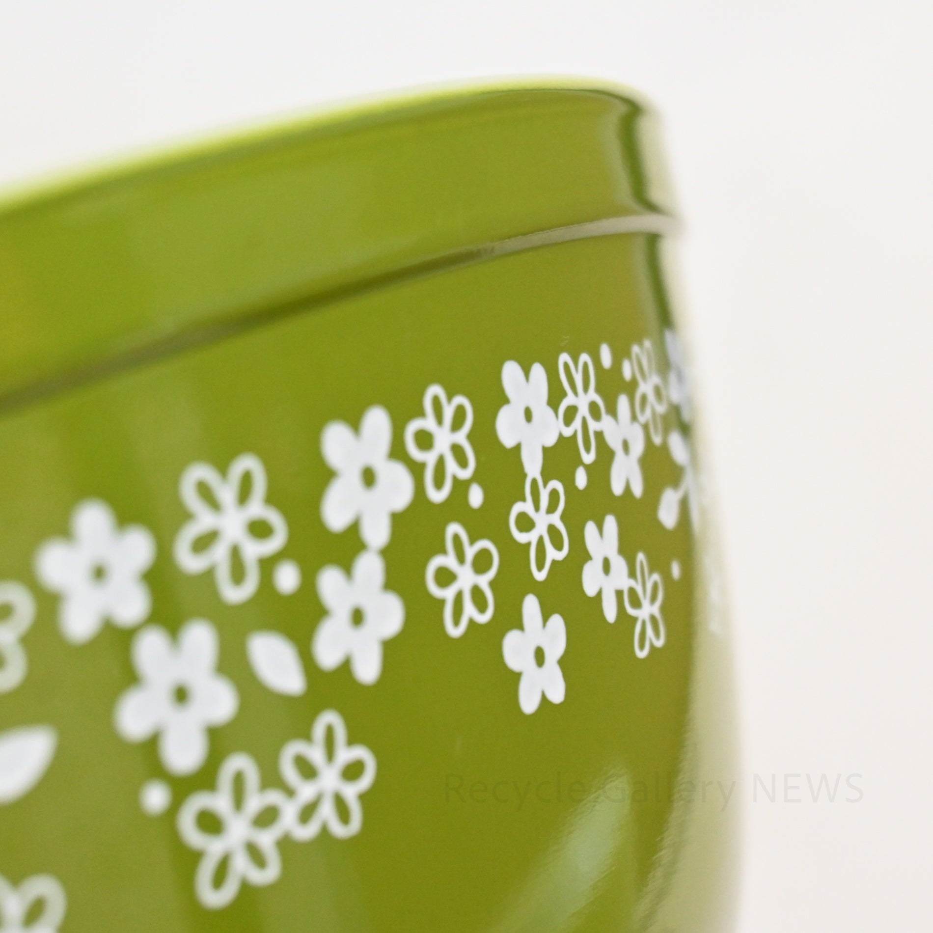 Vintage Pyrex Crazy Daisy Mixing Bowl Large Heat-Resistant Glass American Vintage / オールドパイレックス ミキシングボウル Lサイズ クレイジーデイジー 耐熱ガラス アメリカヴィンテージ