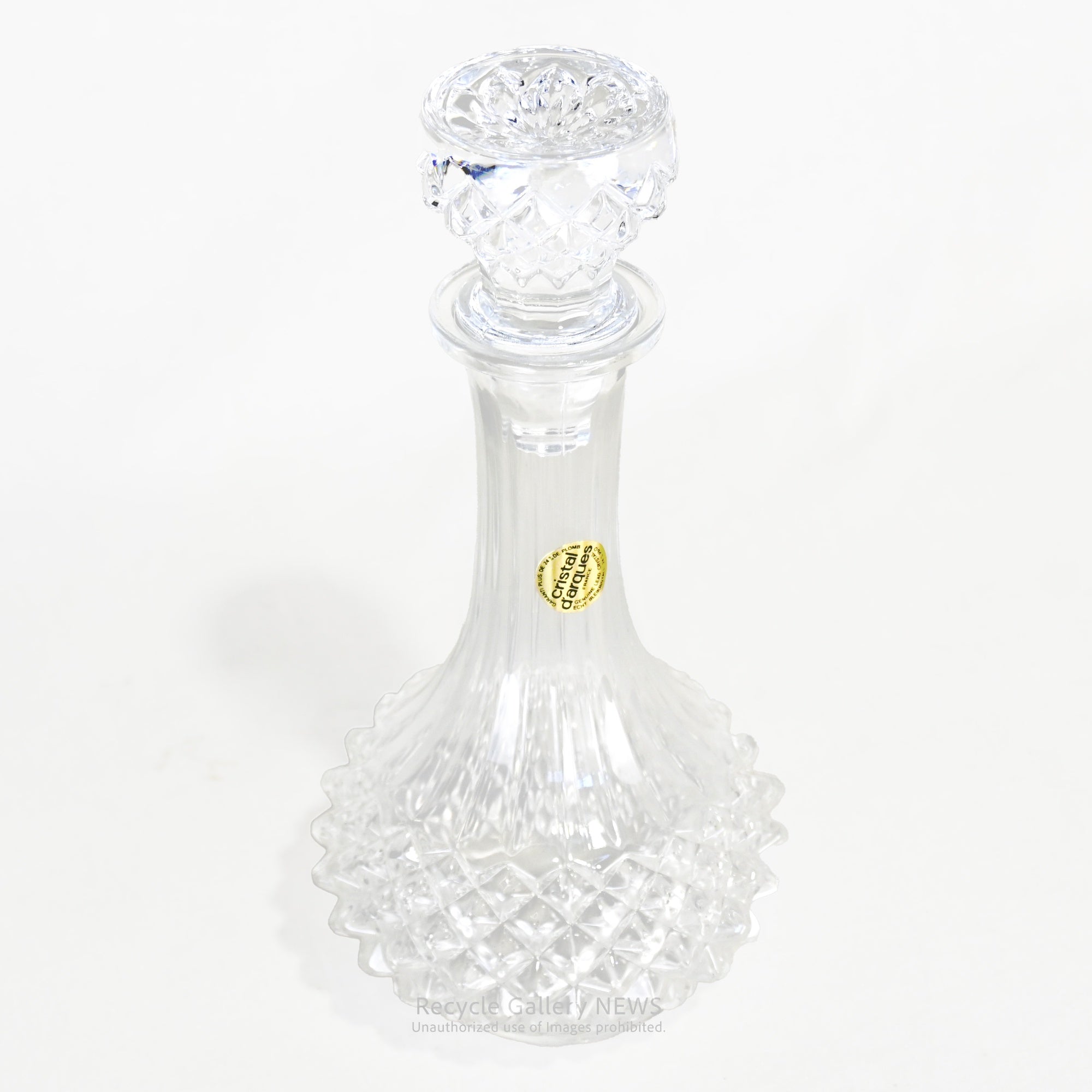 Cristal D'Arques Decanter Krysta crystal glass France / クリスタル・ダルク デキャンタ クリスタルガラス 箱付きフランス