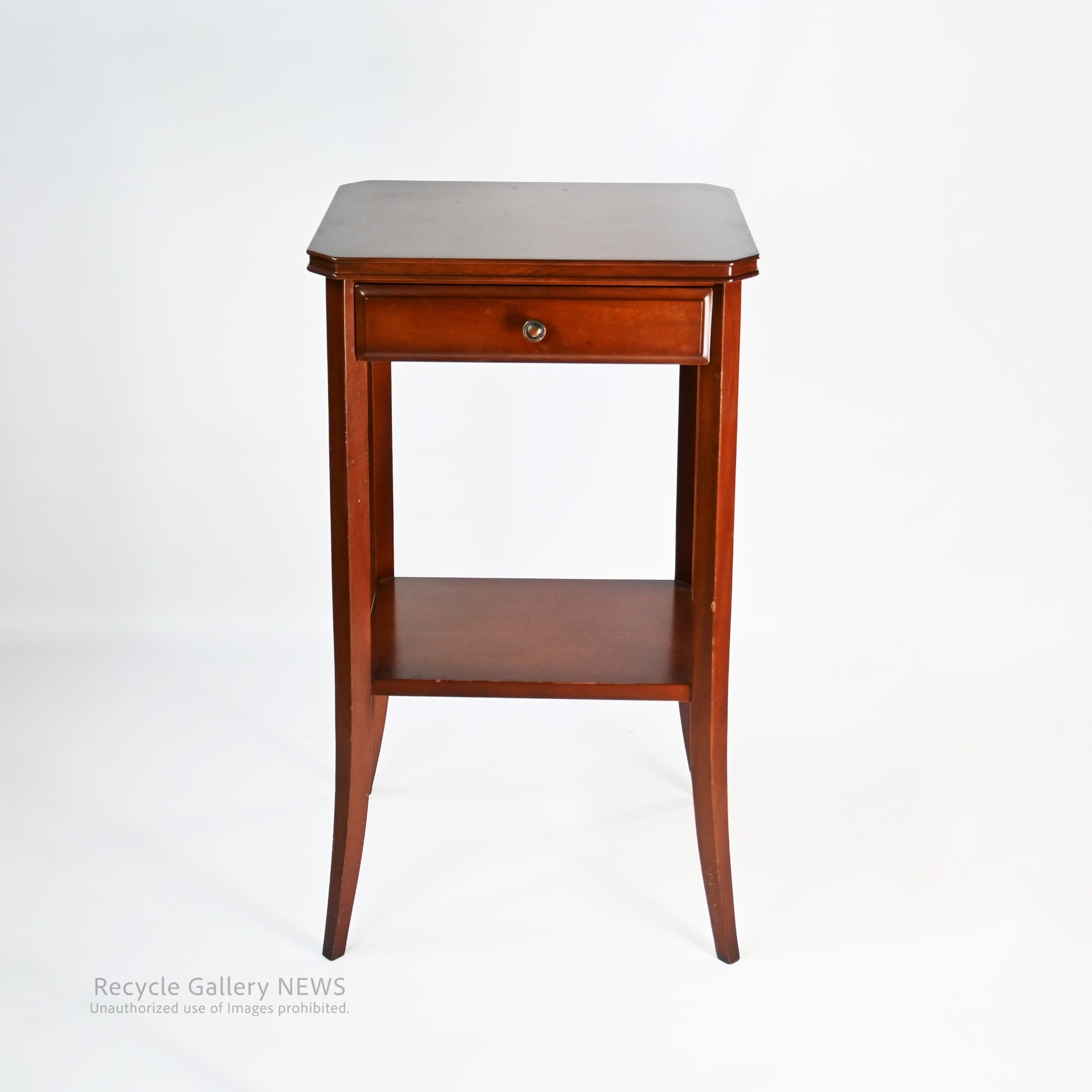 Retro Chic Console Table with Tapered Legs Classic Accent Display Shelf / コンソールテーブル クラシカル シック レトロ テーパードレック 飾り棚