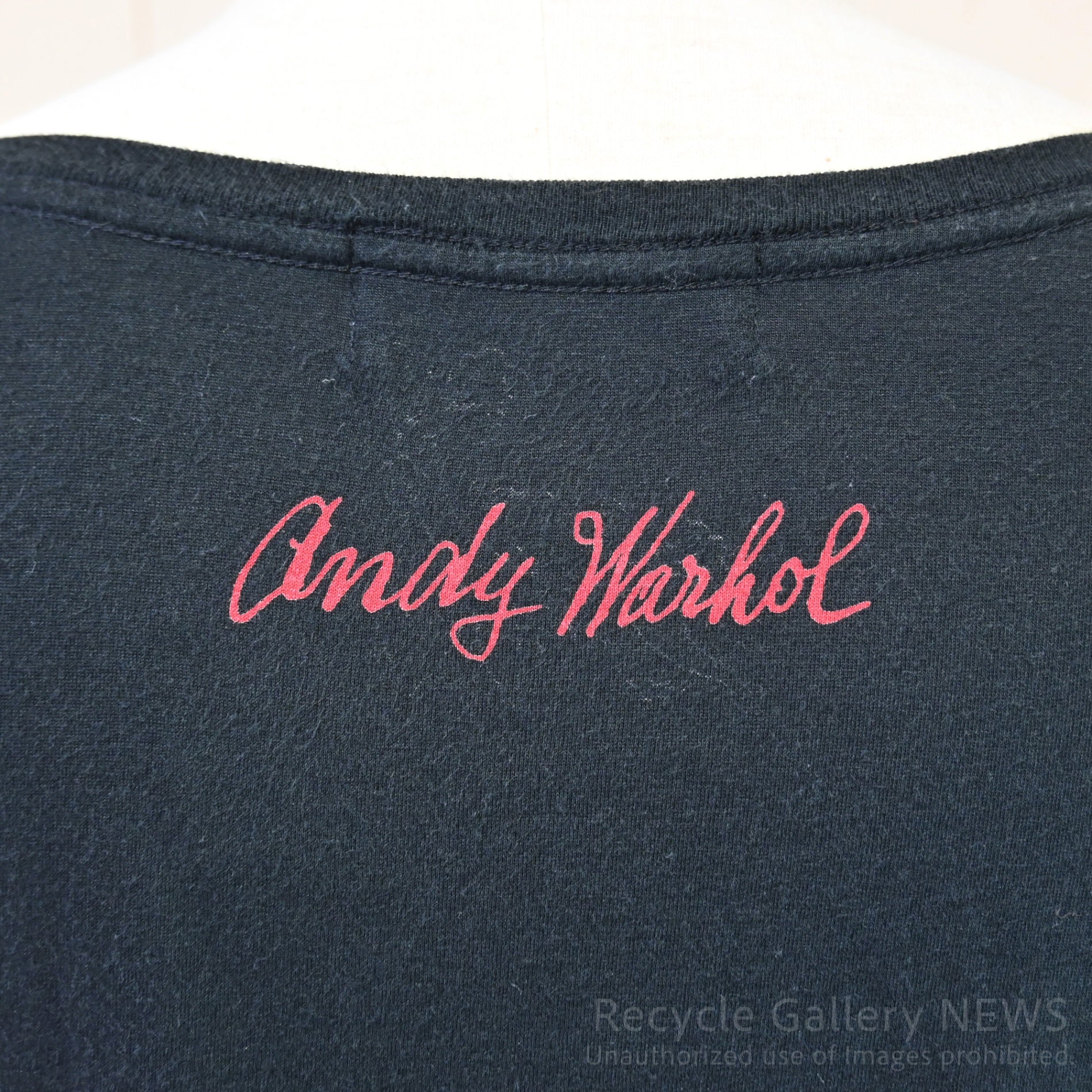 ANDY WARHOL by HYSTERIC GLAMOUR "NICO" Photograph Print T-shirt Black / アンディ・ウォーホル バイ ヒステリックグラマー ニコ プリントTシャツ Fサイズ 黒