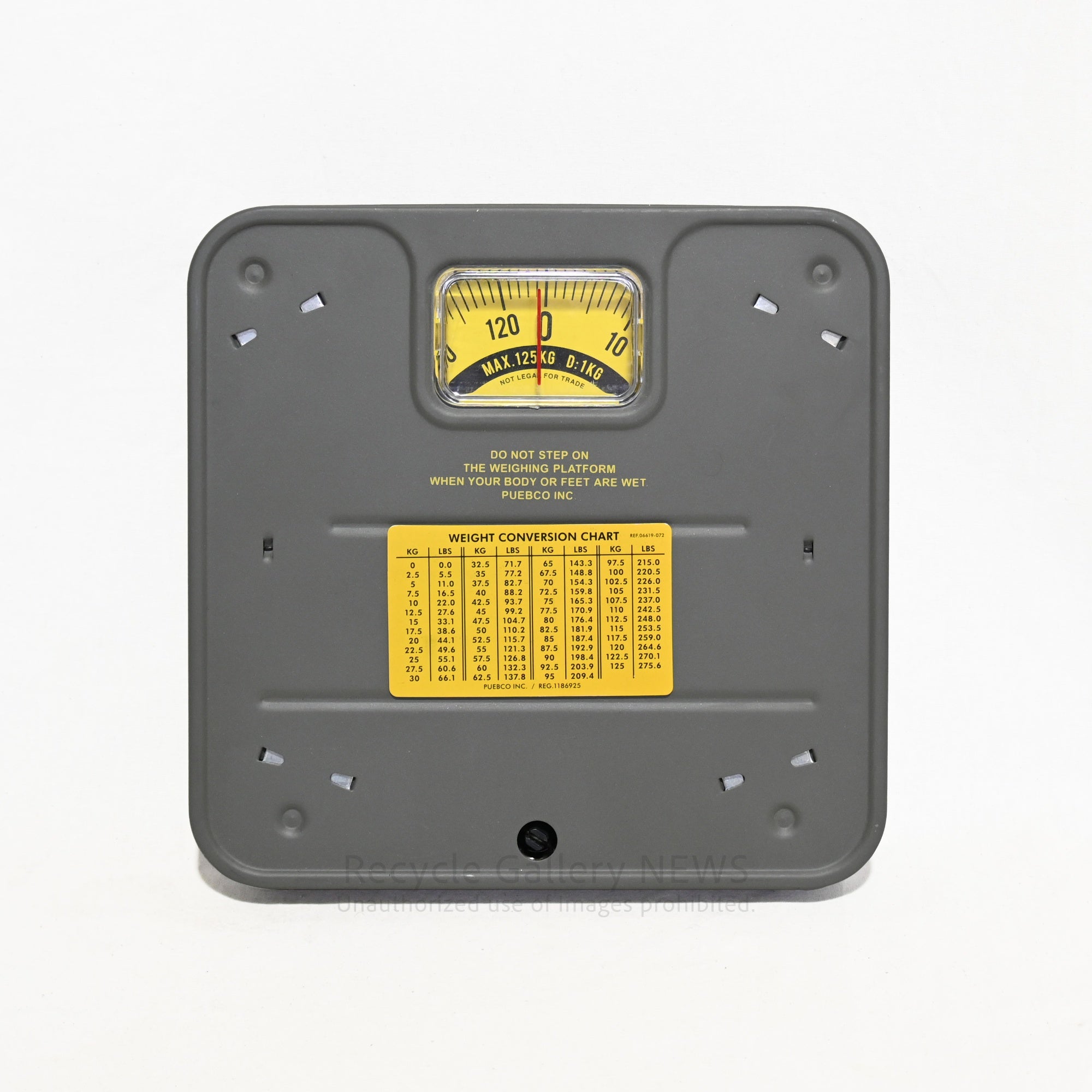 PUEBCO STANDARD BATH SCALE Steel Industrial Design / プエブコ 体重